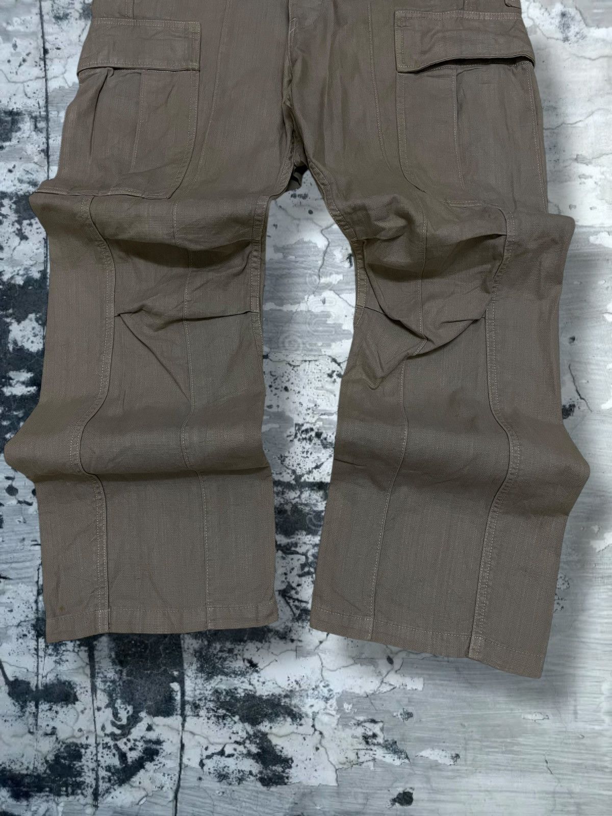 Japanese Brand Vintage 1990s Japan Designer Slowgun Tactical Cargo Pant Size US 30 / EU 46 - 3 Thumbnail