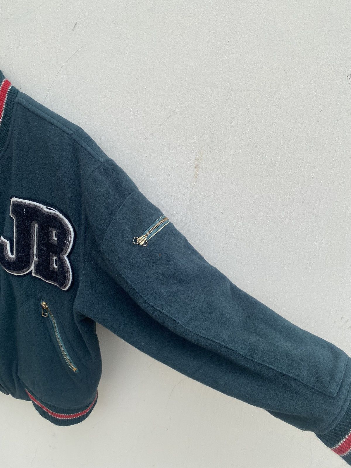 BUFFALO BOBS 1980s Just Bigi - Wol Boxy Varsity Jacket Size US M / EU 48-50 / 2 - 2 Thumbnail