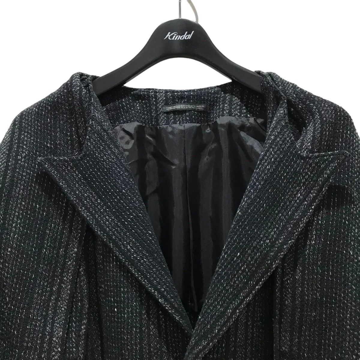 Yohji Yamamoto Yohji Yamamoto pour homme 24SS DETACHABLE STOLE JACKET Size US S / EU 44-46 / 1 - 3 Thumbnail