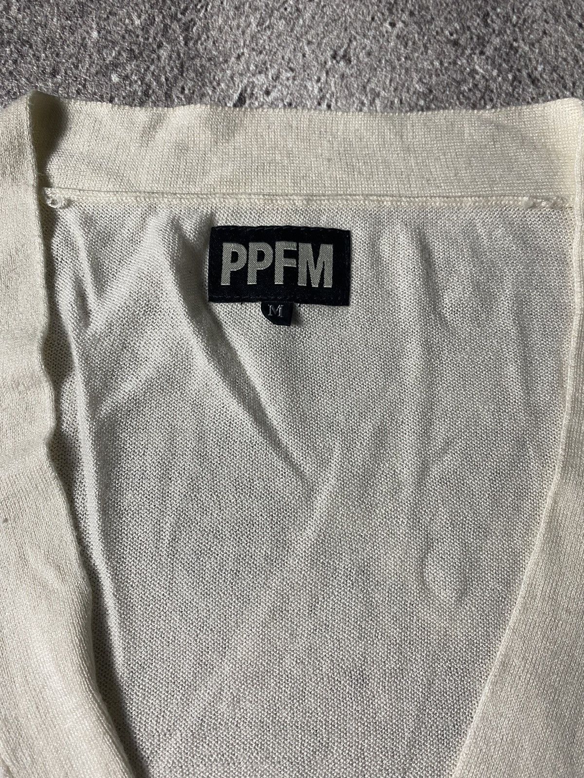 Designer × Japanese Brand × PPFM PPFM Cardigan Rare Design Size US L / EU 52-54 / 3 - 3 Thumbnail