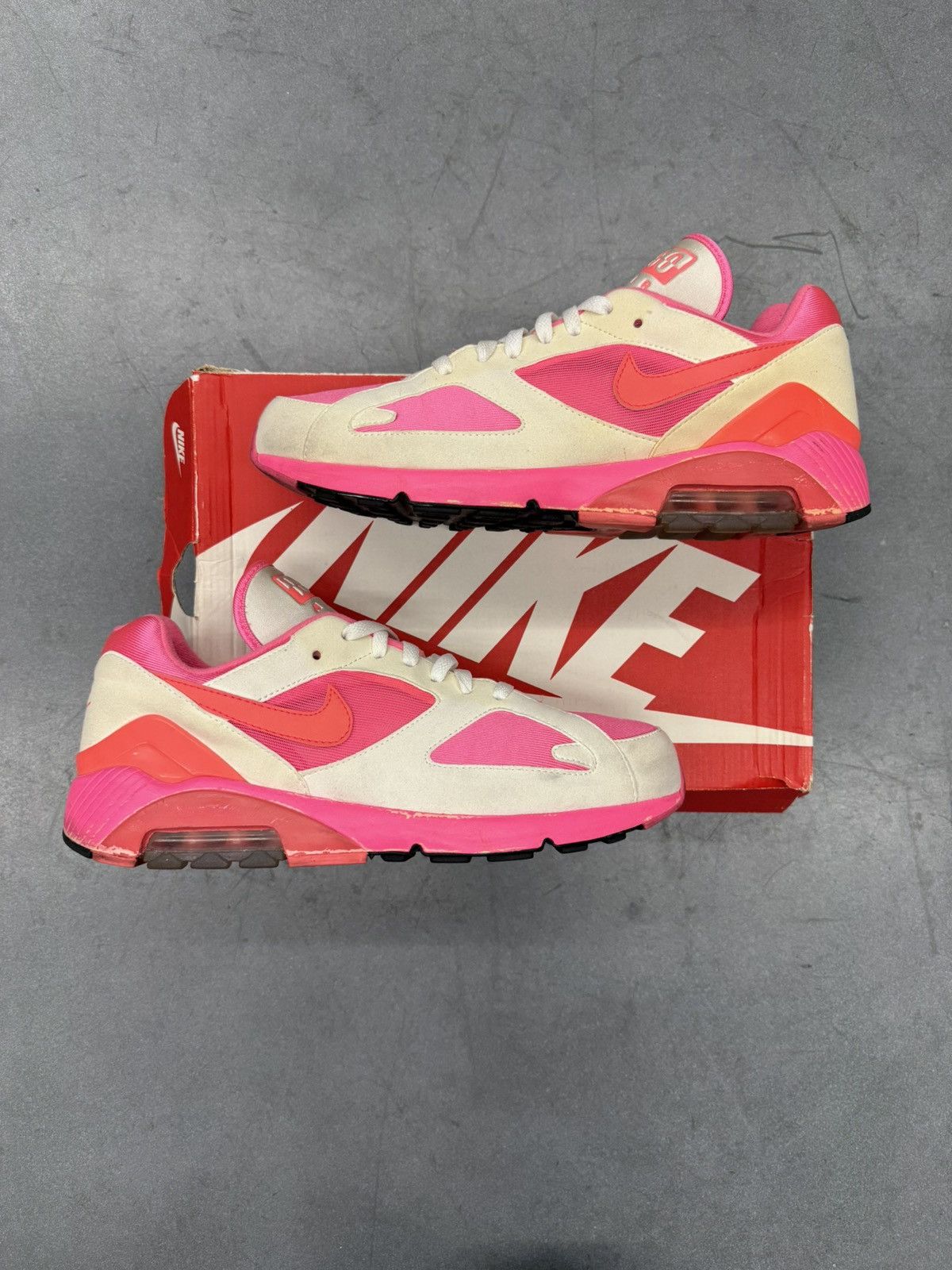 Comme des Garcons × Nike 2018 Nike Air Max 180 Comme des Garcons Pink Size US 11 / EU 44 - 1 Thumbnail