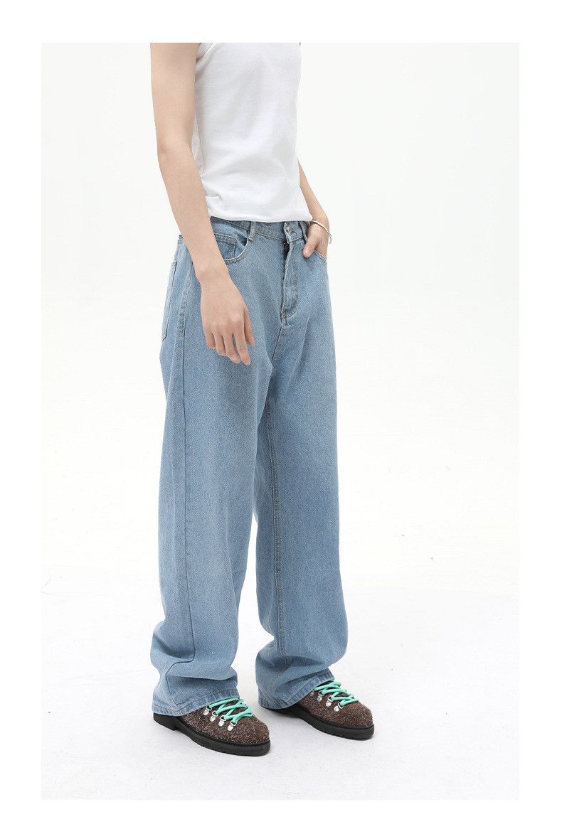 Japanese Brand × Jean Japanese retro all-match loose casual jeans Size US 32 / EU 48 - 4 Thumbnail