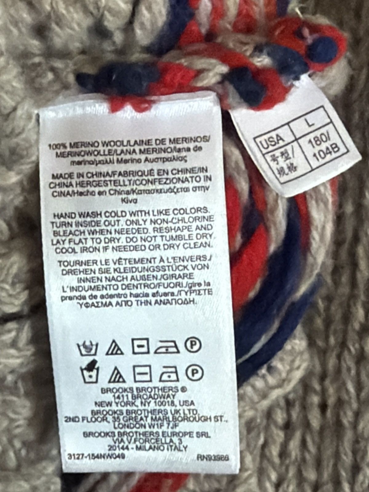 Brooks Brothers Brooks Brothers 100% Merino Wool zip sweater Size US L / EU 52-54 / 3 - 3 Thumbnail