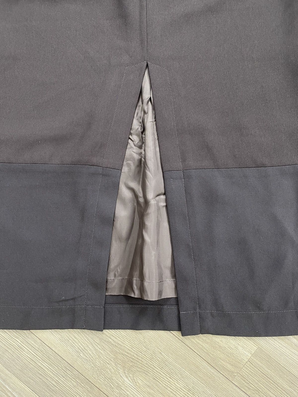 Tricot Comme des Garcons AD1993 Vintage Tricot Comme des Garcons CDG Brown Midi Skirt Size 26" / US 2 / IT 38 - 9 Thumbnail