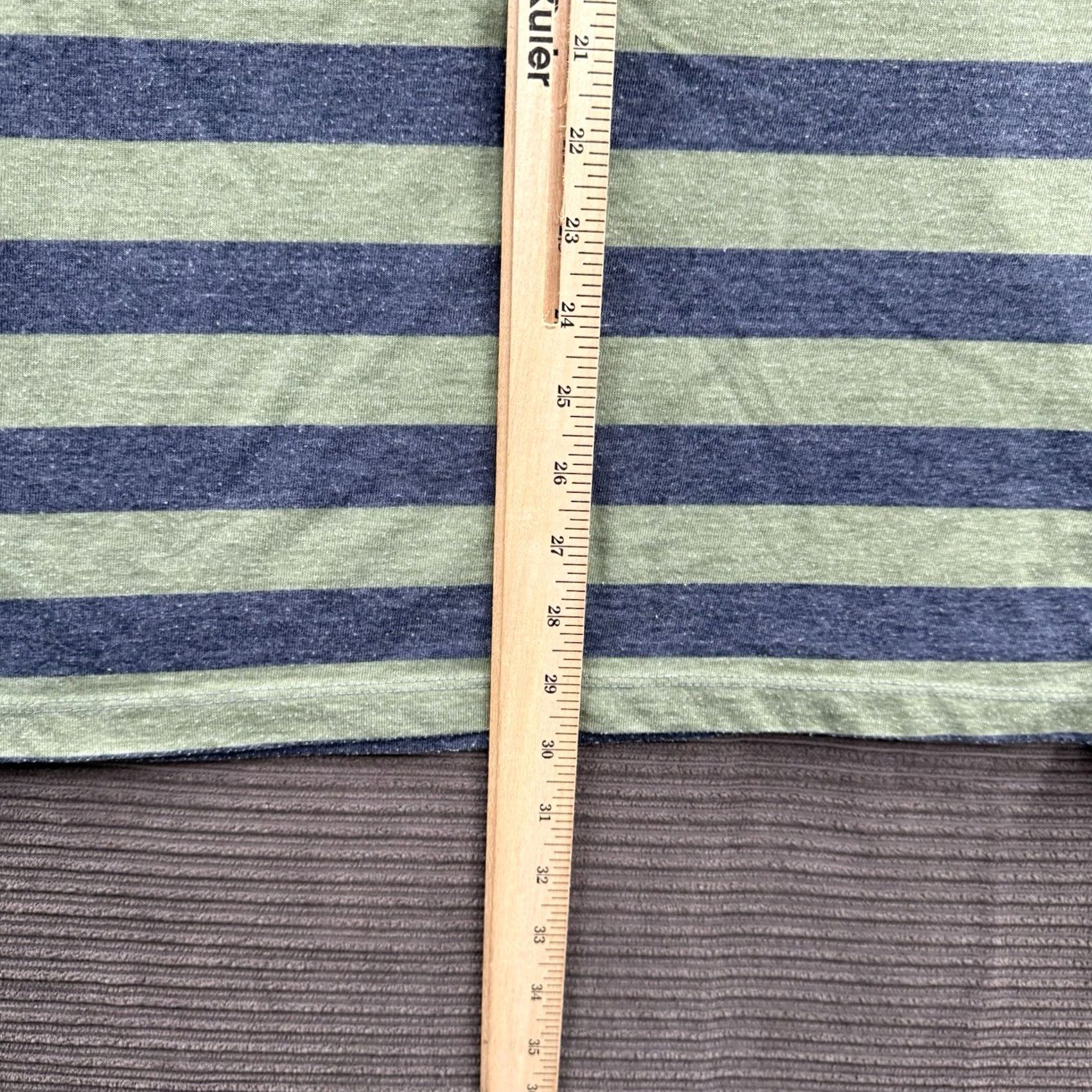 Lucky Brand Lucky Brand Polo Shirt Men 2XL Striped Golf Casual Breathable Cotton Polyester Shirt Length 30 in Multicolor Green White Black Navy Mens Size US XXL / EU 58 / 5 - 6 Thumbnail