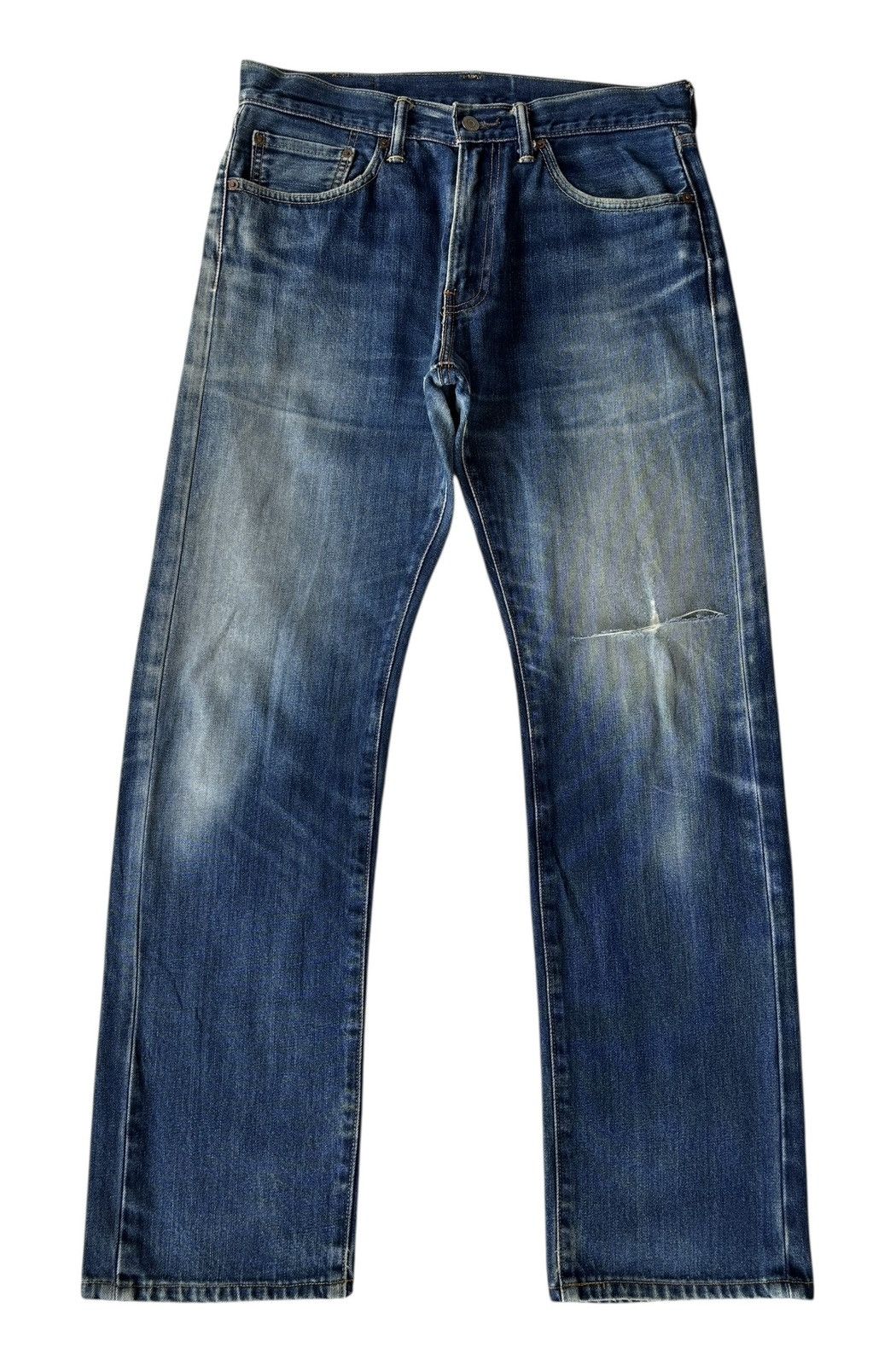 If Six Was Nine Vintage Levis 505 Distressed Denim Jeans Size US 32 / EU 48 - 7 Thumbnail