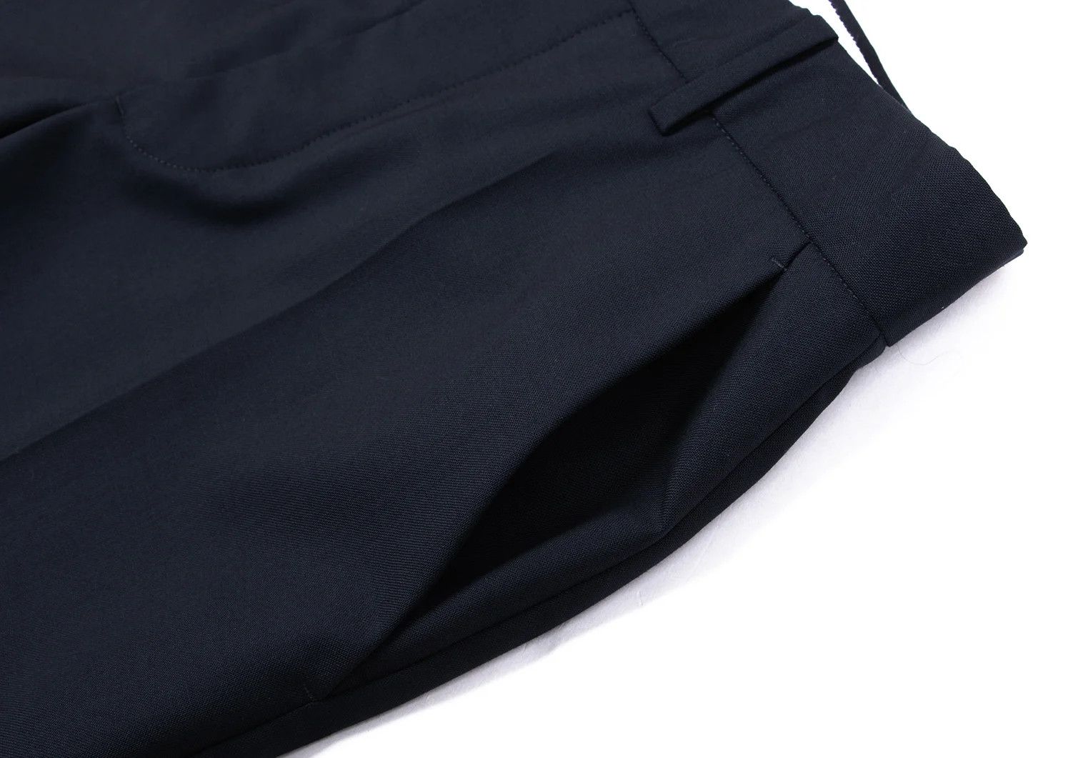 Maison Margiela Center-press Wool Trousers in Navy 46 Size US 30 / EU 46 - 3 Thumbnail