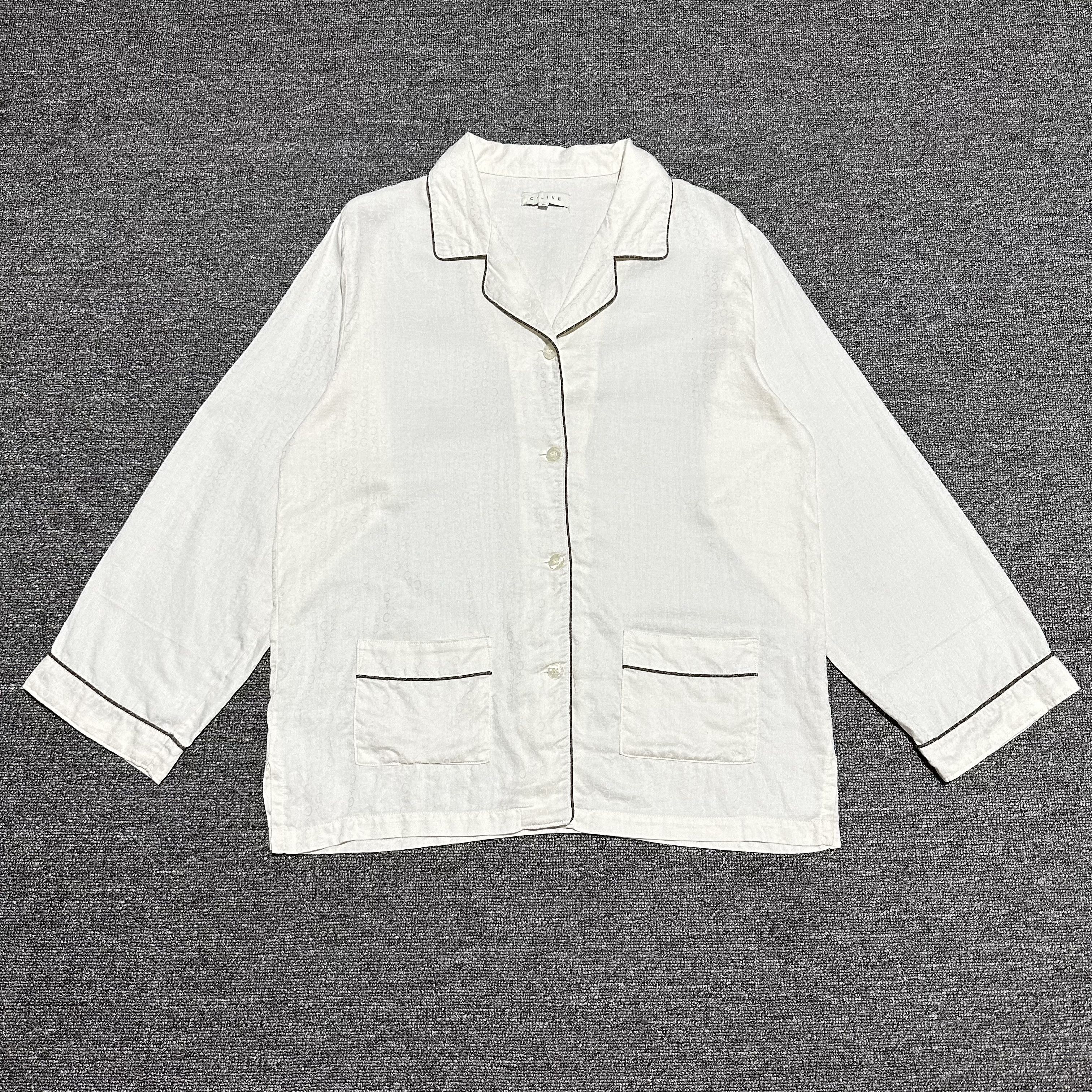 Vintage Celine Button Ups Monogram Shirts