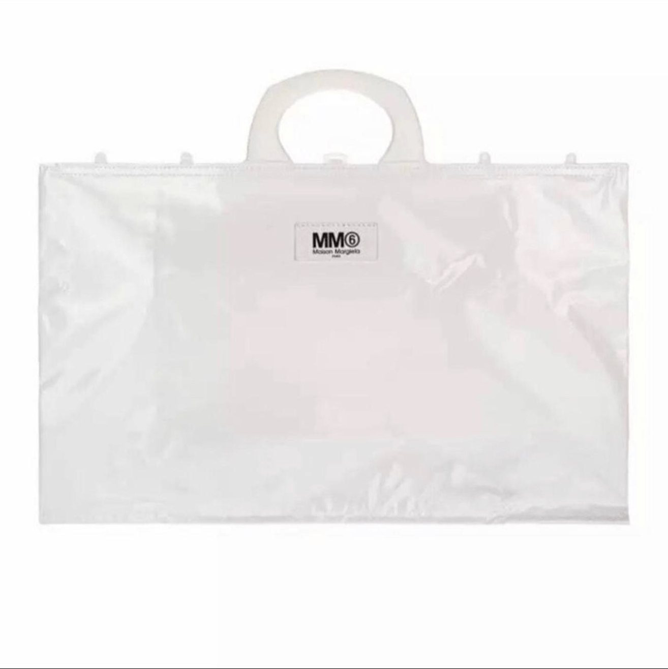 Maison Margiela MAISON MARGIELA MM6 PVC Shopping Tote Handbag Size ONE SIZE - 6 Thumbnail