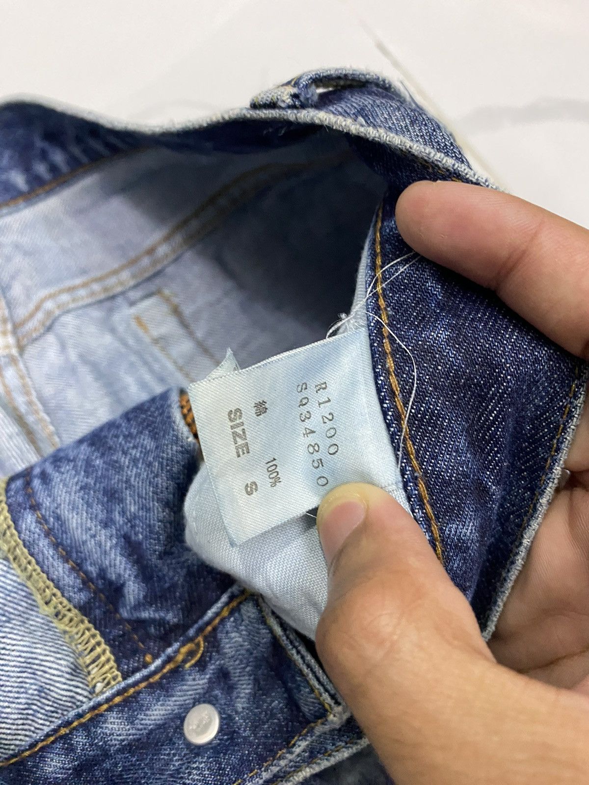 Japanese Brand 🔥RNA JAPANESE DENIM UNDERCOVER STYLE DESIGN JEANS Size US 33 - 9 Thumbnail