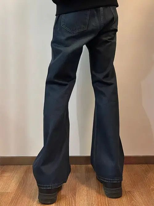 Japanese Brand × Jean High street vintage washed coated waxed baggy jeans Size US 34 / EU 50 - 3 Thumbnail