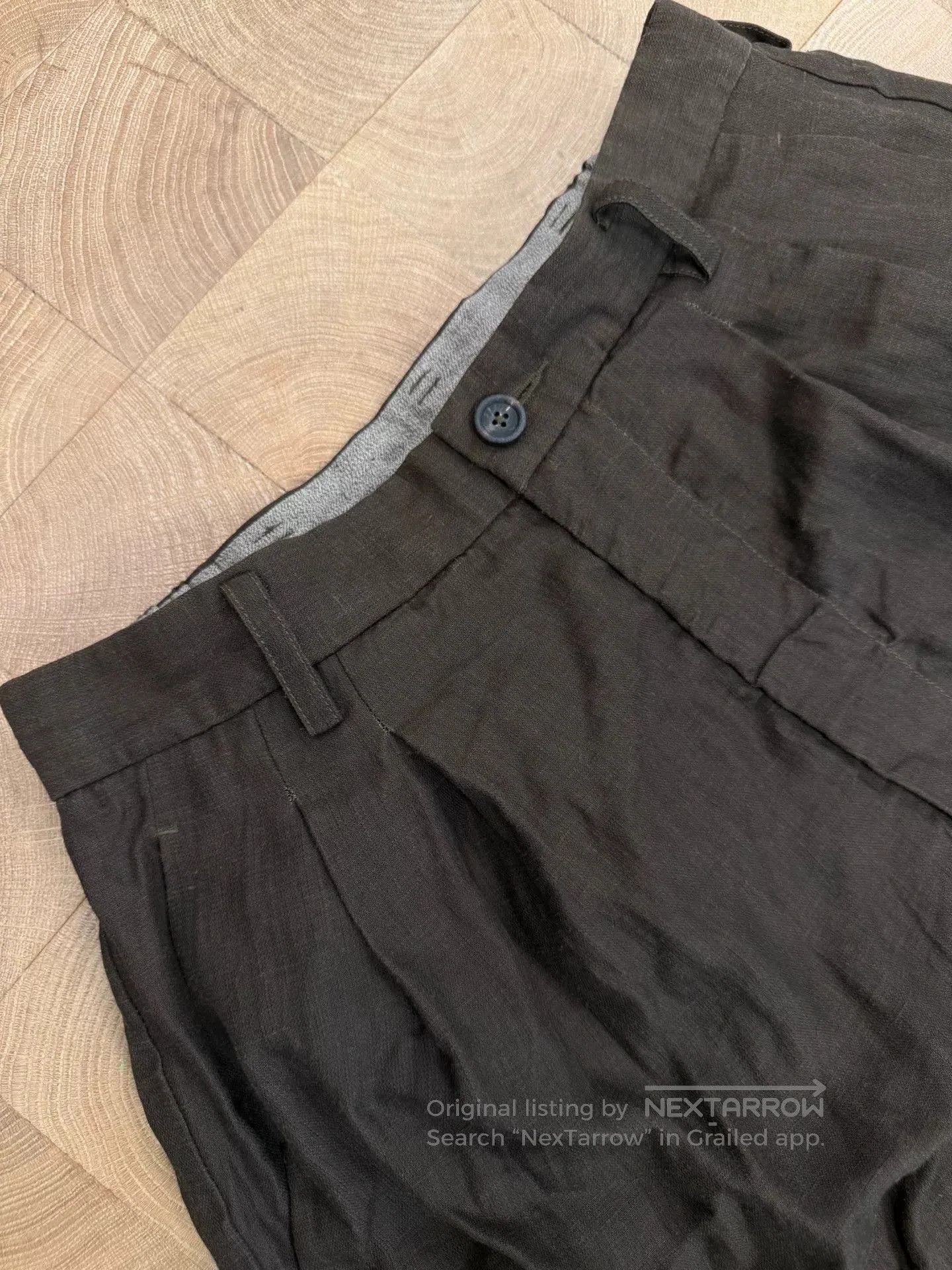 Ziggy Chen Ziggy Chen 24AW Linen Long Trousers. Size US 32 / EU 48 - 4 Thumbnail