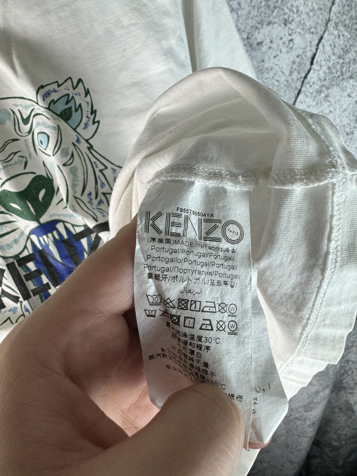 Kenzo Kenzo Paris T Shirt Men Embroidered Logo Size S Rare Size US M / EU 48-50 / 2 - 4 Thumbnail