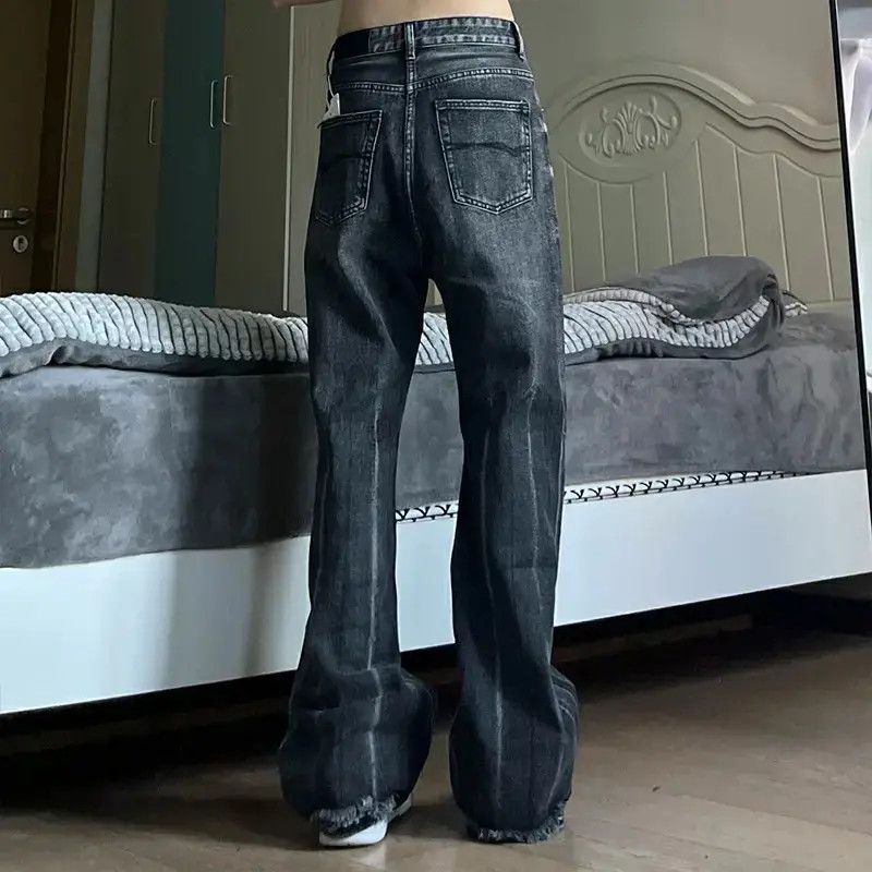 Designer × Japanese Brand × Vintage distressed faded damaged flared jeans Size US 28 / EU 44 - 2 Thumbnail