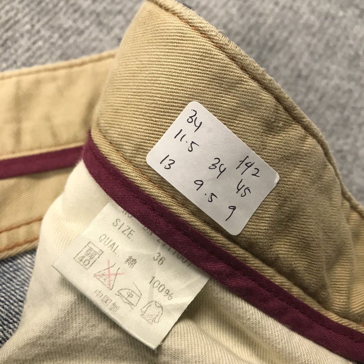 Japanese Brand BACK NUMBER JAPANESE DISTRESSED ART DENIM PANTS 142 Size US 34 / EU 50 - 18 Thumbnail