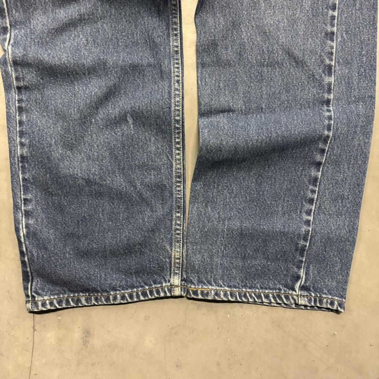 Levi's × Vintage Crazy Vintage Y2K/2000s Levis 505 Grunge Dark Wash Denim Jeans! Size US 34 / EU 50 - 5 Thumbnail