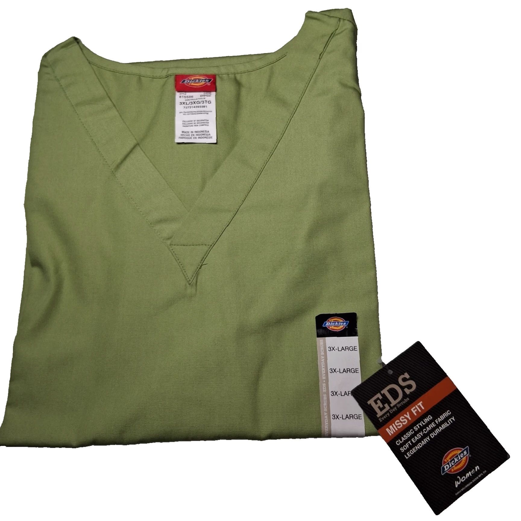 Dickies Dickies Every Day Scrubs Missy Fit Women 3XL Desert Green Workwear NEW Size XXL / US 16-18 / IT 52-54 - 2 Thumbnail