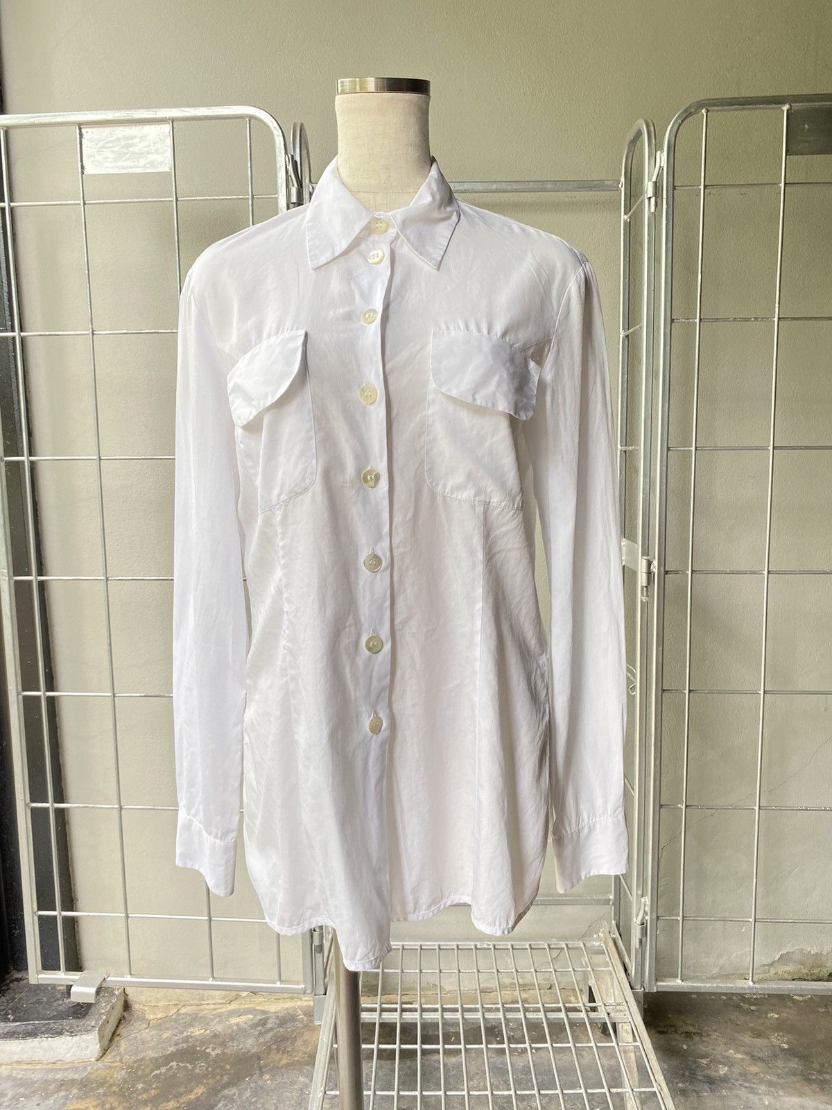 Armani Mani white packet shirt Size S / US 4 / IT 40 - 2 Thumbnail