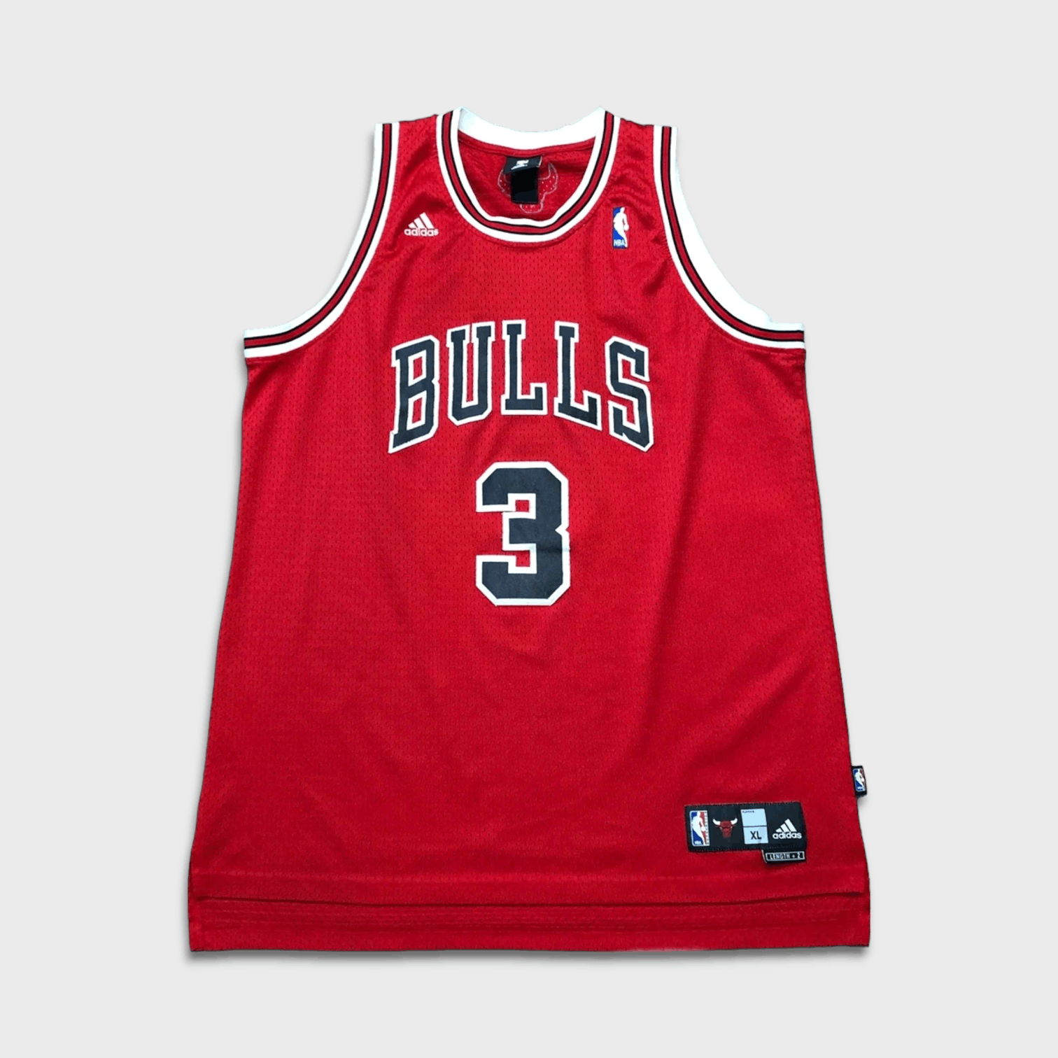 Adidas × NBA × Vintage Vintage Adidas Ben Wallace Chicago Bulls Jersey XL Red NBA Size US XL / EU 56 / 4 - 4 Thumbnail