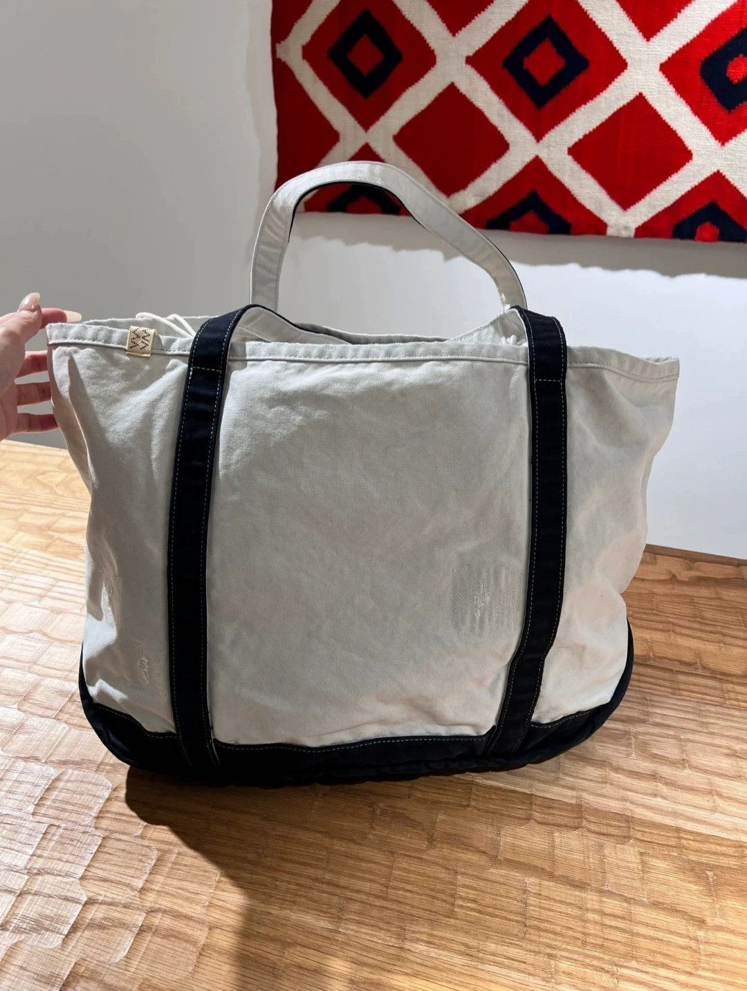 VISVIM Vintage Do old vandalized canvas hand bill shoulder bag