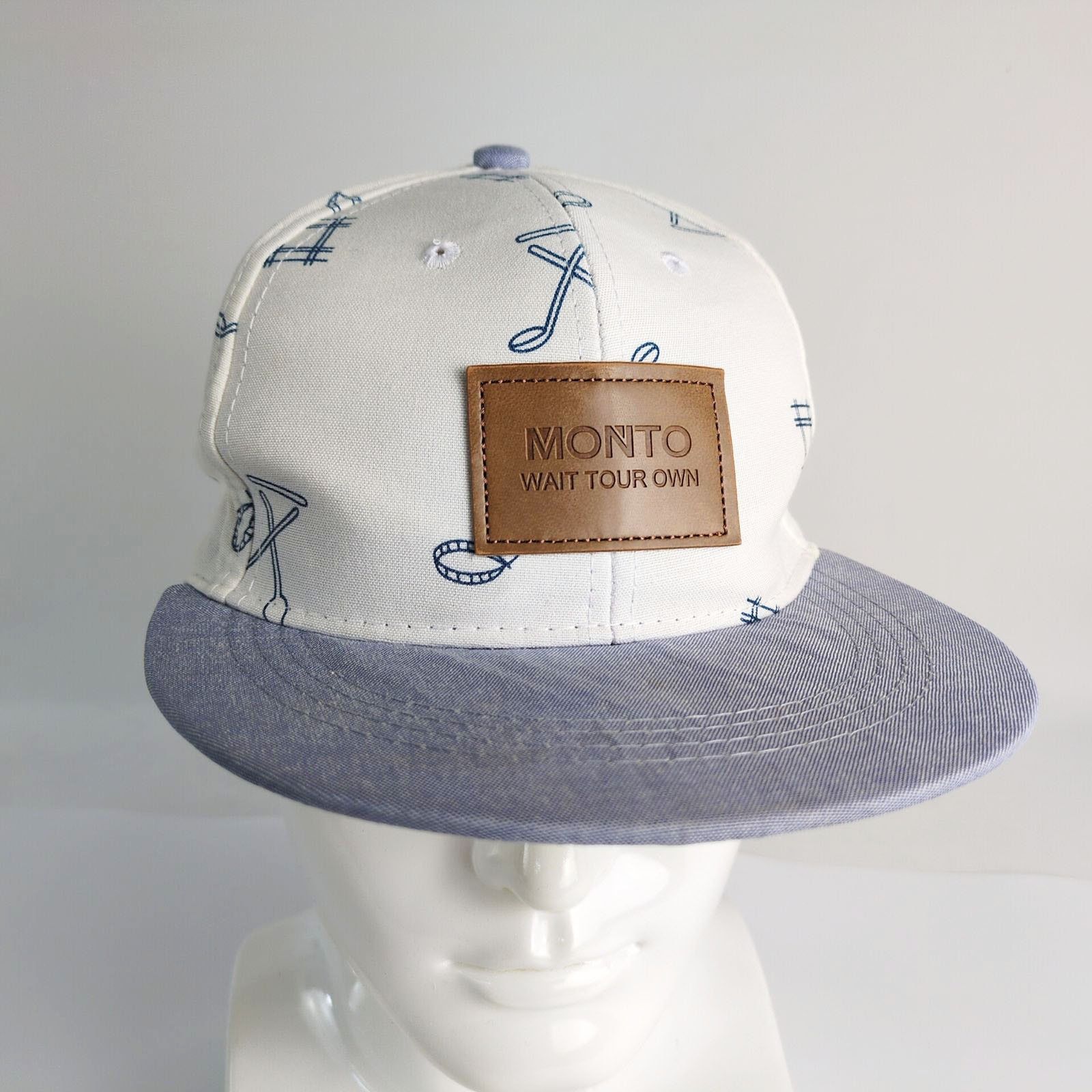 Other Monto Wait Tour Own Golf Print Baseball Cap Size ONE SIZE - 2 Thumbnail