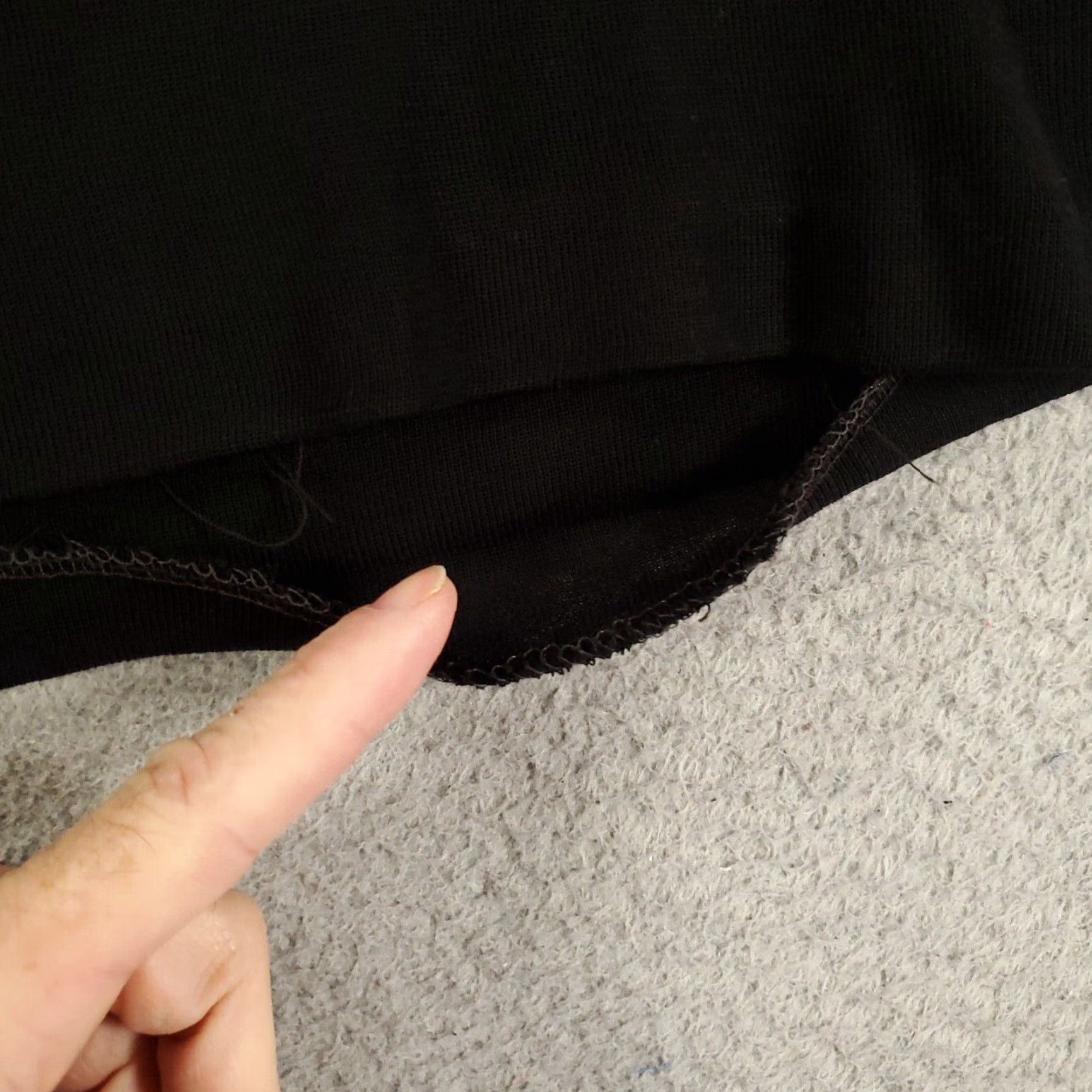 Vintage Misook Skirt Women Medium Black Mini Stretchy Classic Capsule Dark READ Size 32" / US 10 / IT 46 - 3 Thumbnail