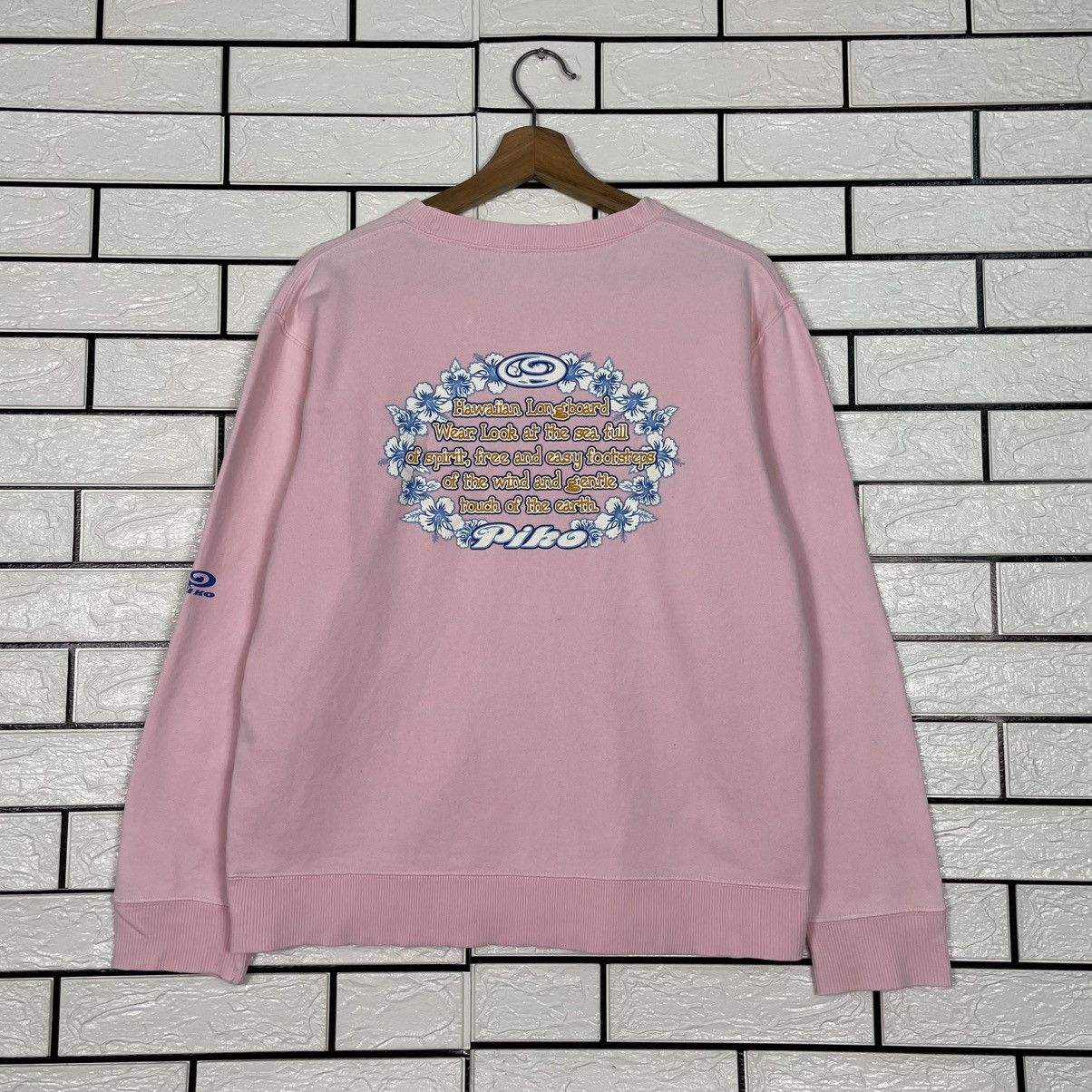 Japanese Brand Piko Hawaian Longboard Wear Pink Sweatshirt Size M / US 6-8 / IT 42-44 - 7 Thumbnail