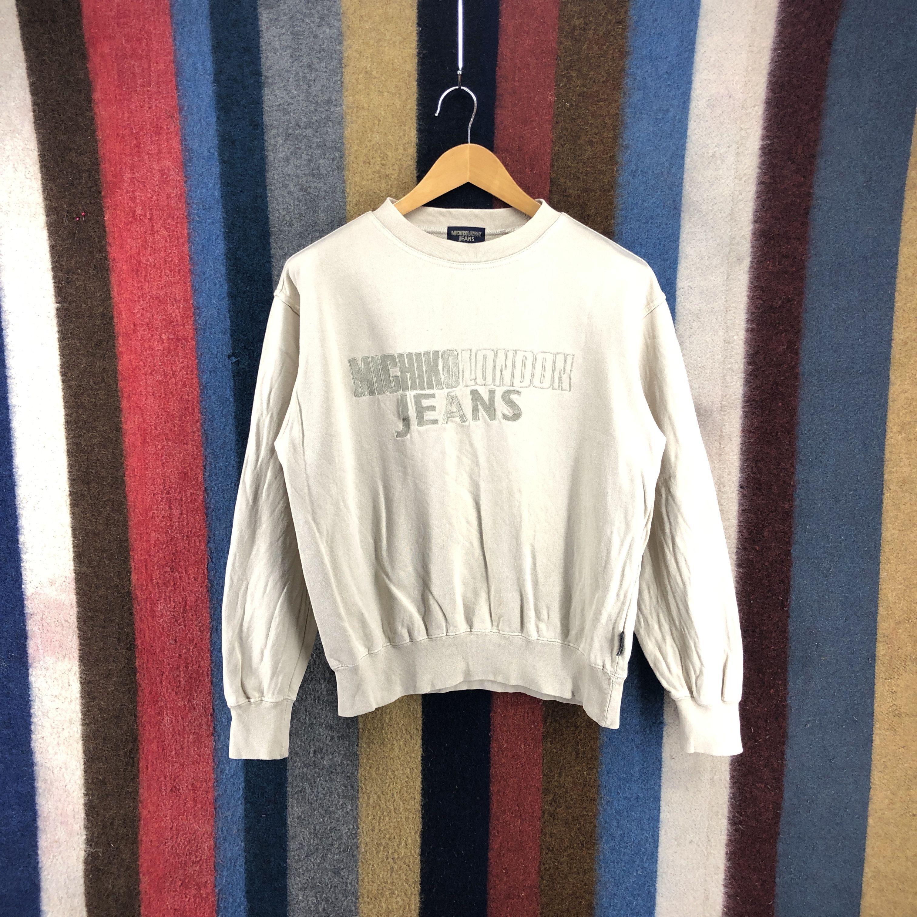 Japanese Brand MICHIKO LONDON JEANS Crew Neck Sweatshirt #0195/J Size US M / EU 48-50 / 2 - 1 Thumbnail