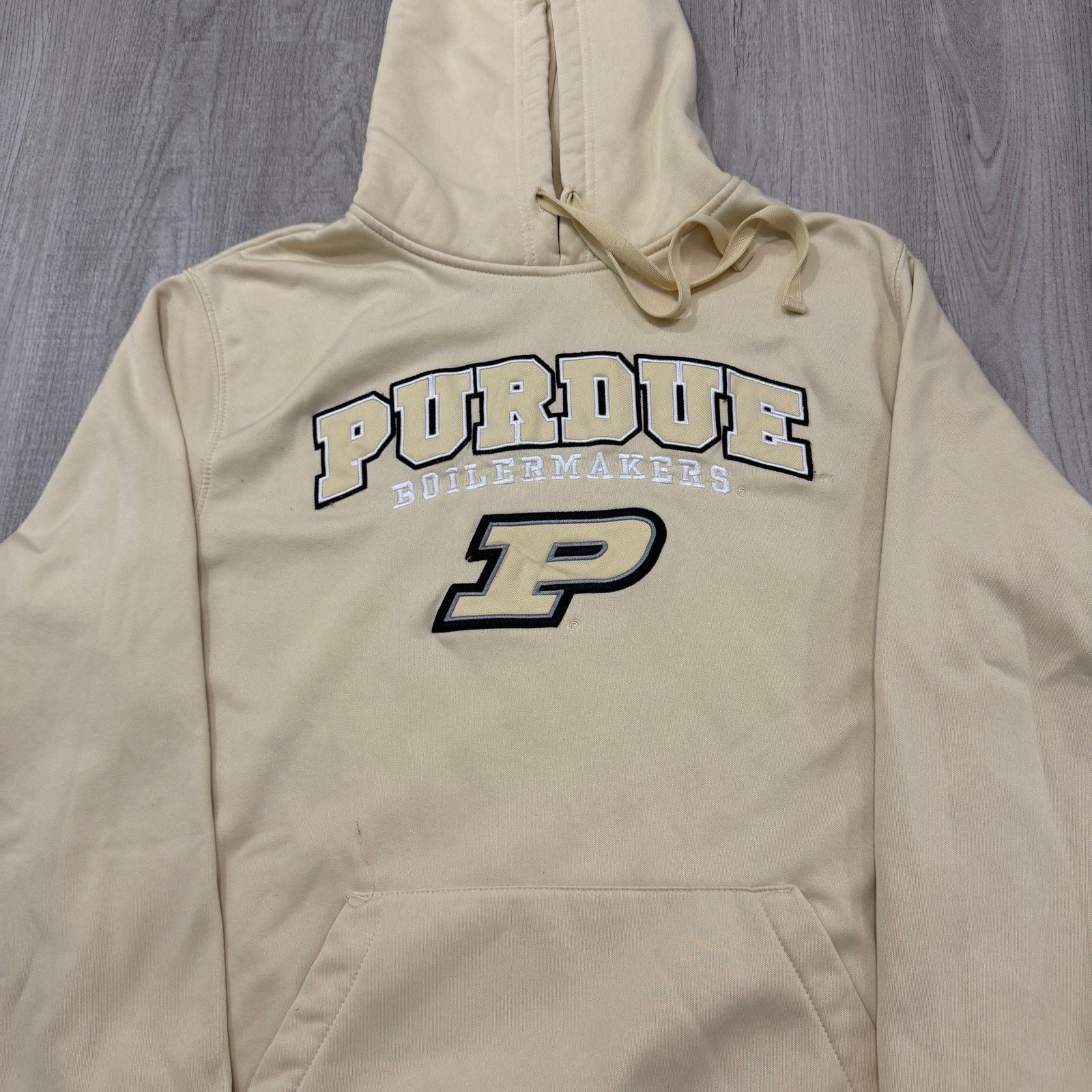Colosseum Athletics Colosseum Purdue Boilermakers Hoodie Men's Medium Cream Size US M / EU 48-50 / 2 - 2 Thumbnail