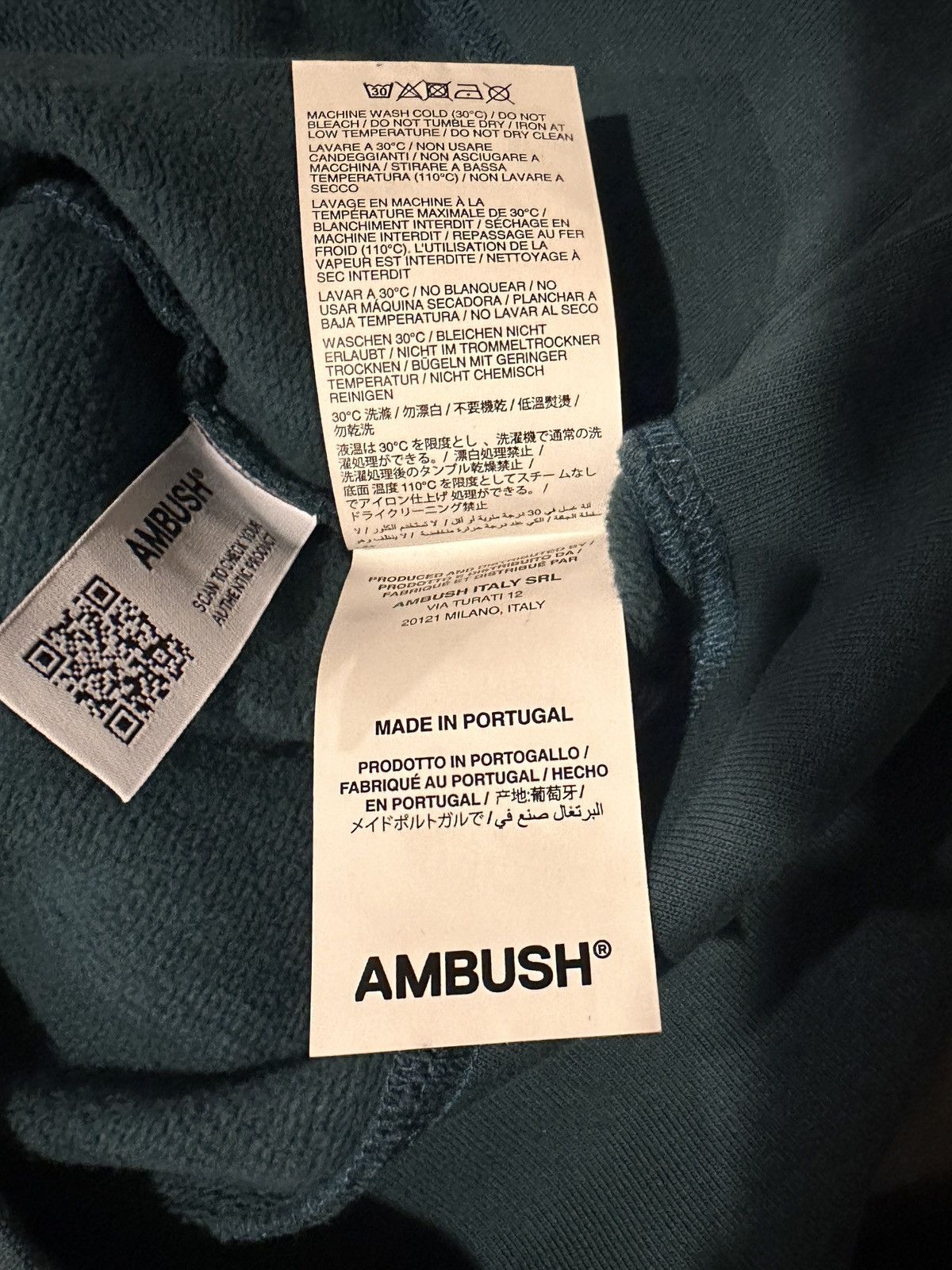 Ambush Design High Rib Sweater Atlantic in Blue Size US L / EU 52-54 / 3 - 7 Thumbnail