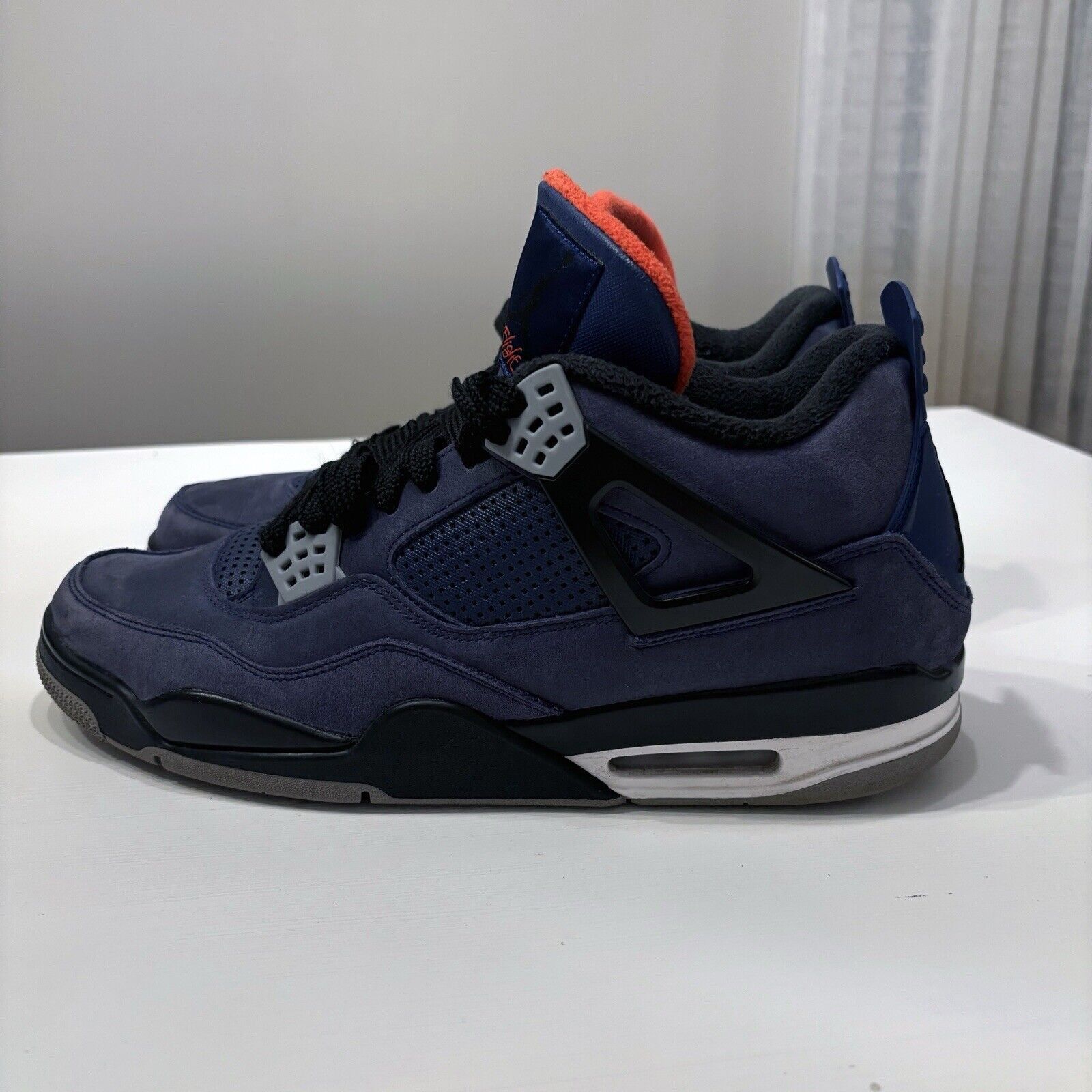 Nike Nike Jordan 4 Men’s Retro Loyal Blue Sneakers Size 14 Size US 14 / EU 47 - 4 Thumbnail