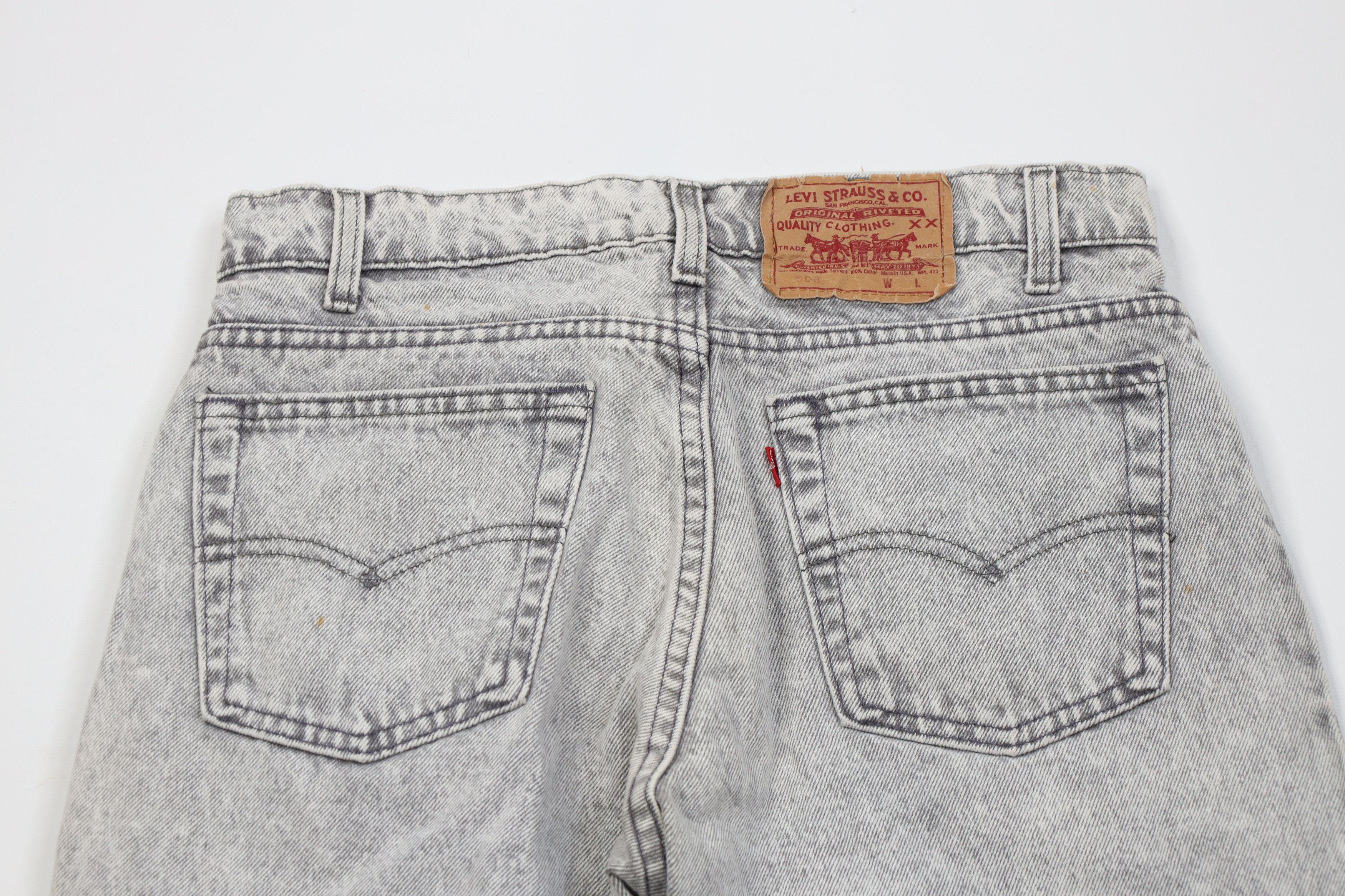 Levi's Vintage 80s Levis 506xx Wash Straight Leg Jeans Gray USA Size US 32 / EU 48 - 12 Thumbnail