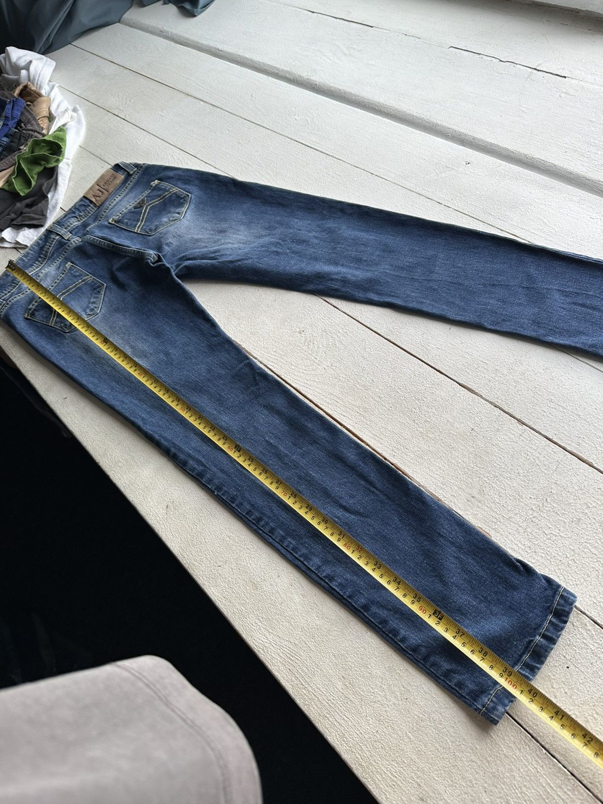 Armani 🚨Gothic Armani Regular Slim relax Flared Jeans Womens Size 30" / US 8 / IT 44 - 13 Thumbnail