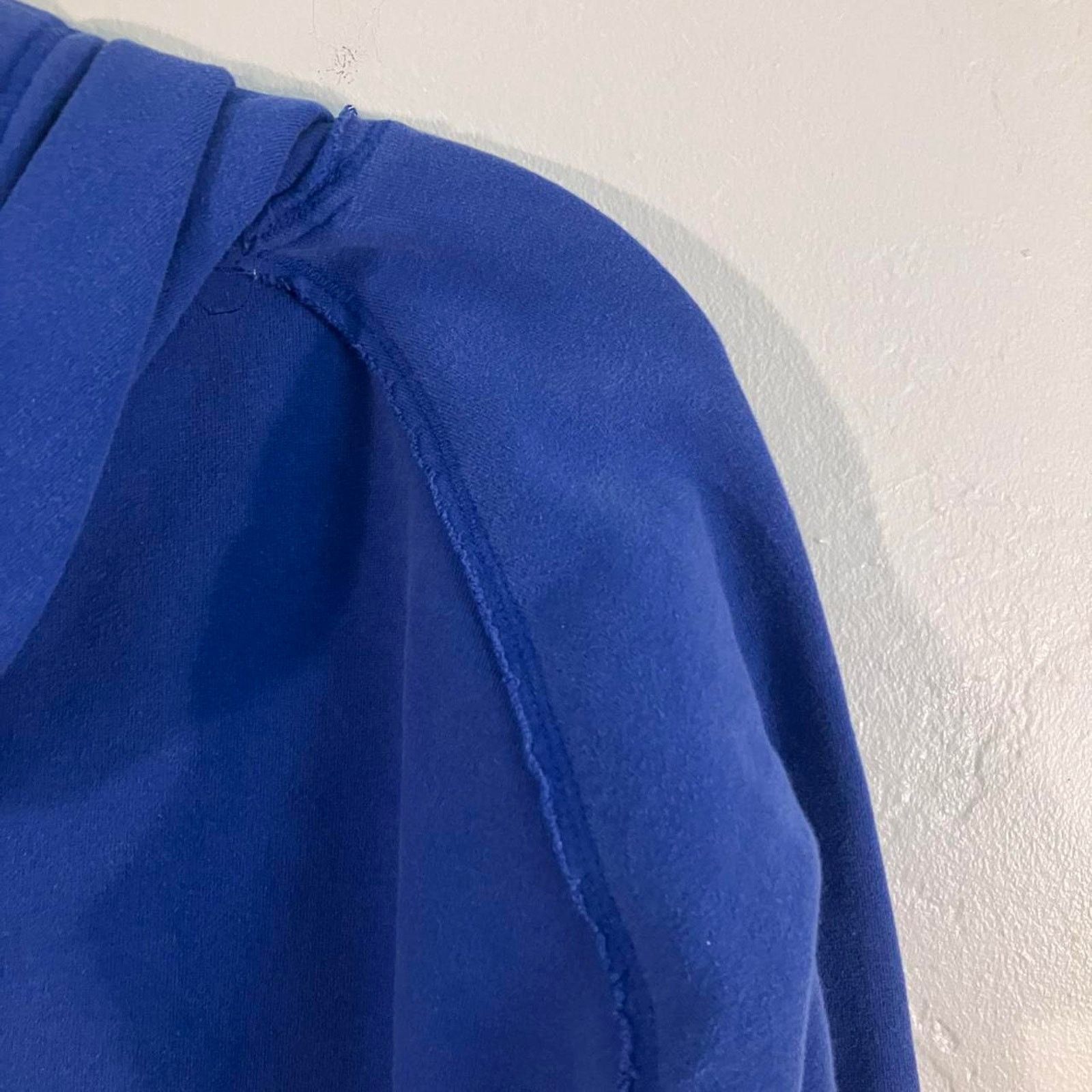 MLB Chicago Cubs MLB Baseball Blue Boxy Pullover Glitter Hoodie Size L / US 10 / IT 46 - 6 Thumbnail