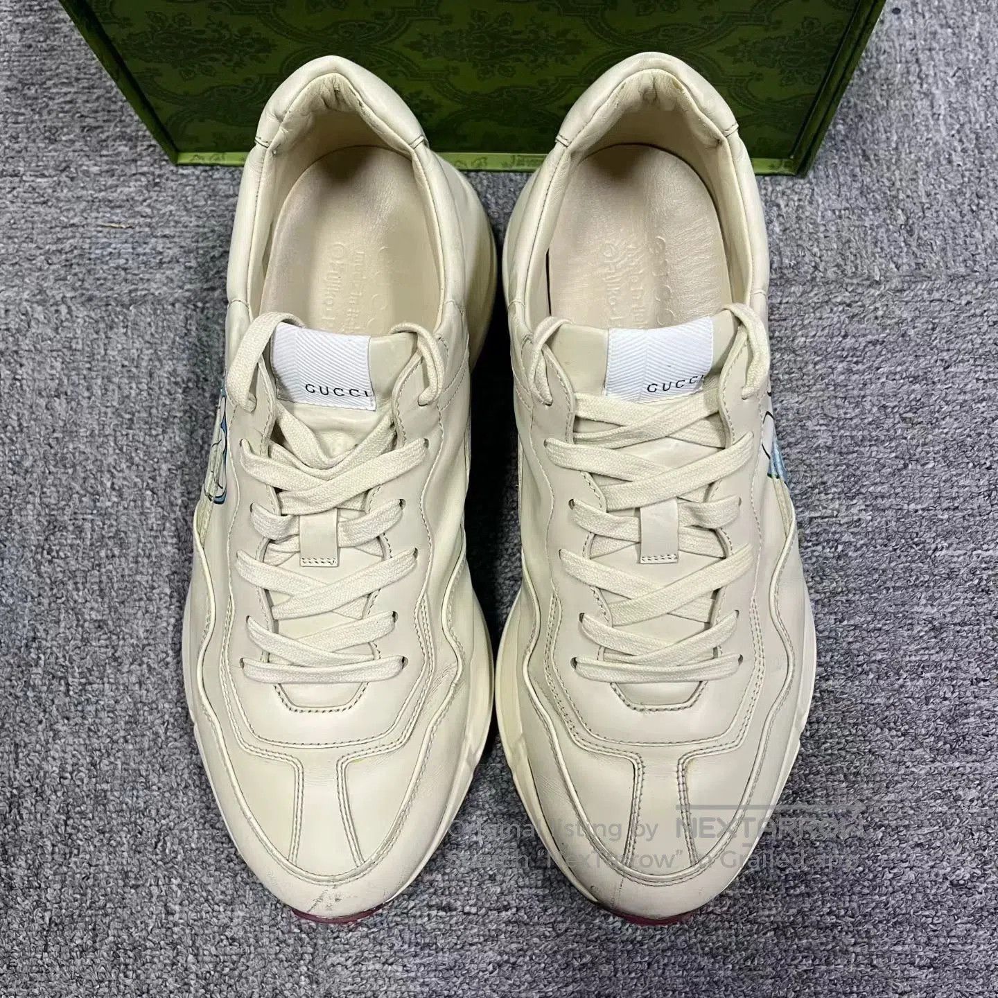 Gucci gucci white chunky dad shoes size 9.5. Size US 9.5 / EU 42-43 - 3 Thumbnail