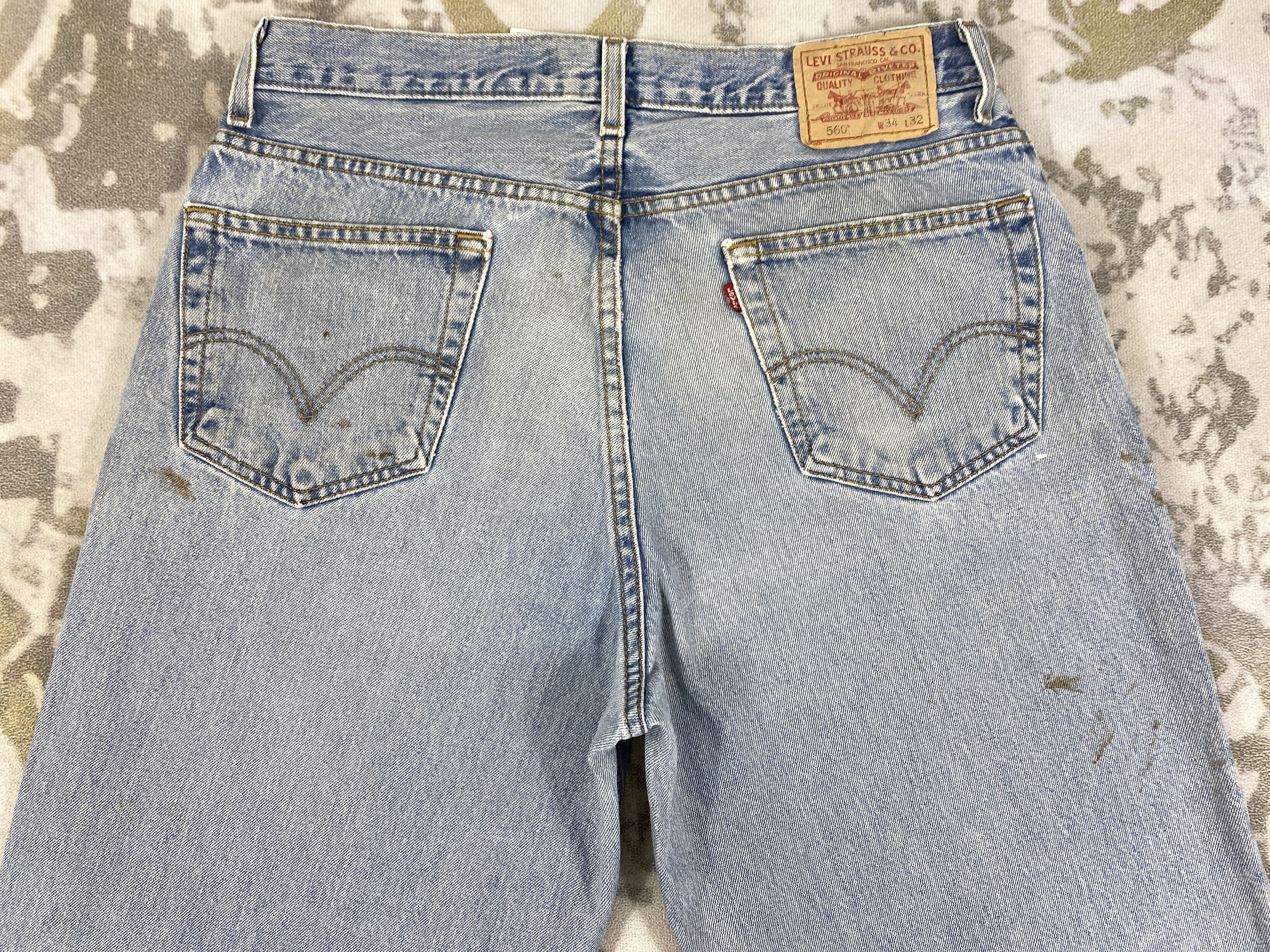 Levi's Light Blue Wash Vintage Levi's 560 34x31.5 Denim -SJ146 Size US 34 / EU 50 - 4 Thumbnail