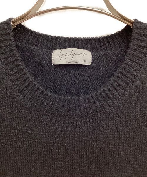 Yohji Yamamoto Yohji Yamamoto pour homme front logo knit Size US L / EU 52-54 / 3 - 3 Thumbnail