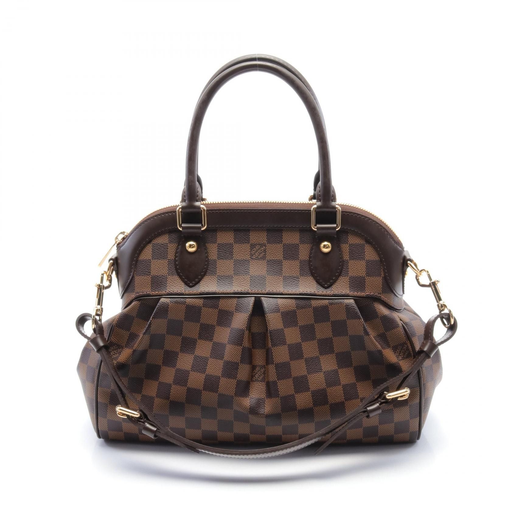 Louis Vuitton Louis Vuitton Damier Ebene Trevi PM Canvas Handbag N51997 in Great Condition Size ONE SIZE - 1 Thumbnail