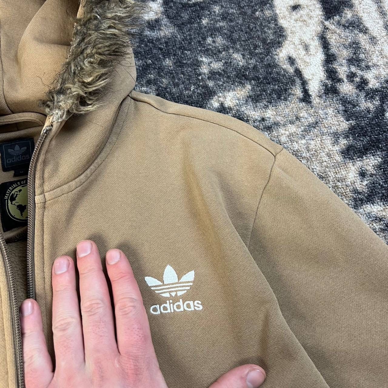 Adidas Adidas Fur Vintage Y2K Mini Logo Zip Up Hoodie Size US M / EU 48-50 / 2 - 4 Thumbnail