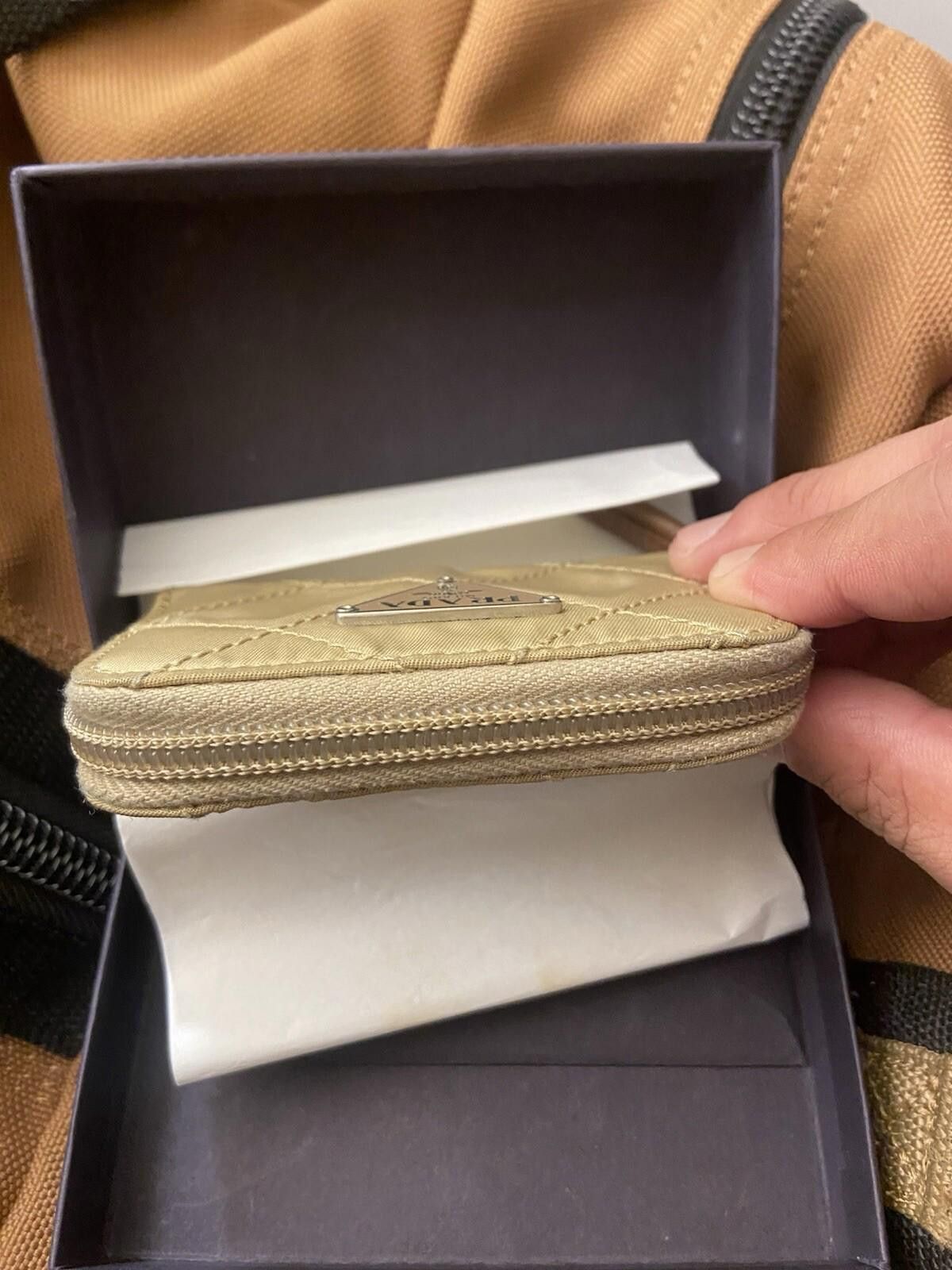 Prada Prada Tessuto quilted nylon saffiano keychain case, card/box Size ONE SIZE - 6 Thumbnail