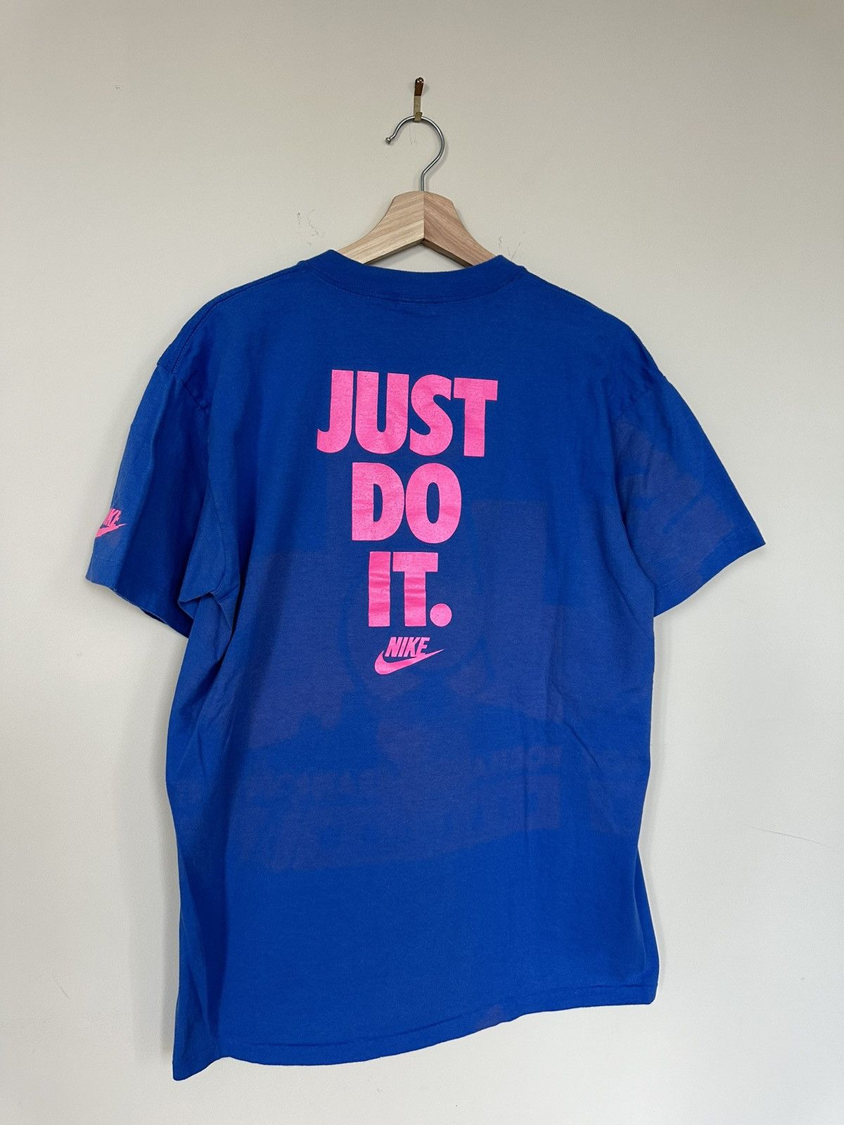 Nike × Vintage Vintage 90s Nike Niketown Portland Marathon T-Shirt Size US XL / EU 56 / 4 - 4 Thumbnail