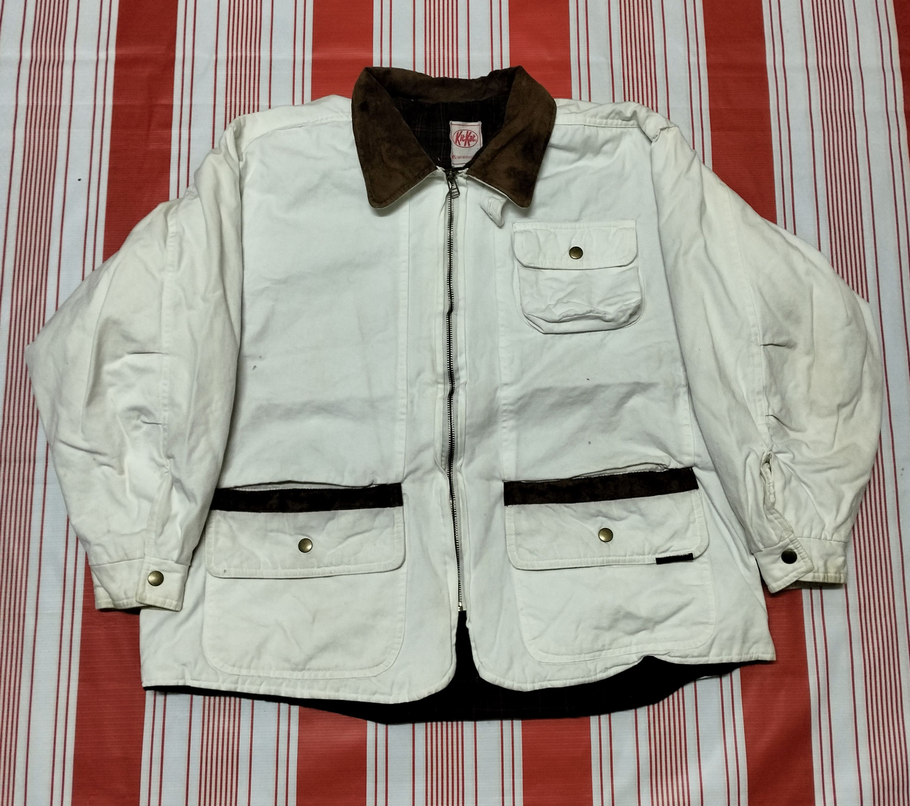 Japanese Brand × Vintage Vintage KitKat Nestle Mackintosh Workwear Jacket Size US L / EU 52-54 / 3 - 1 Thumbnail