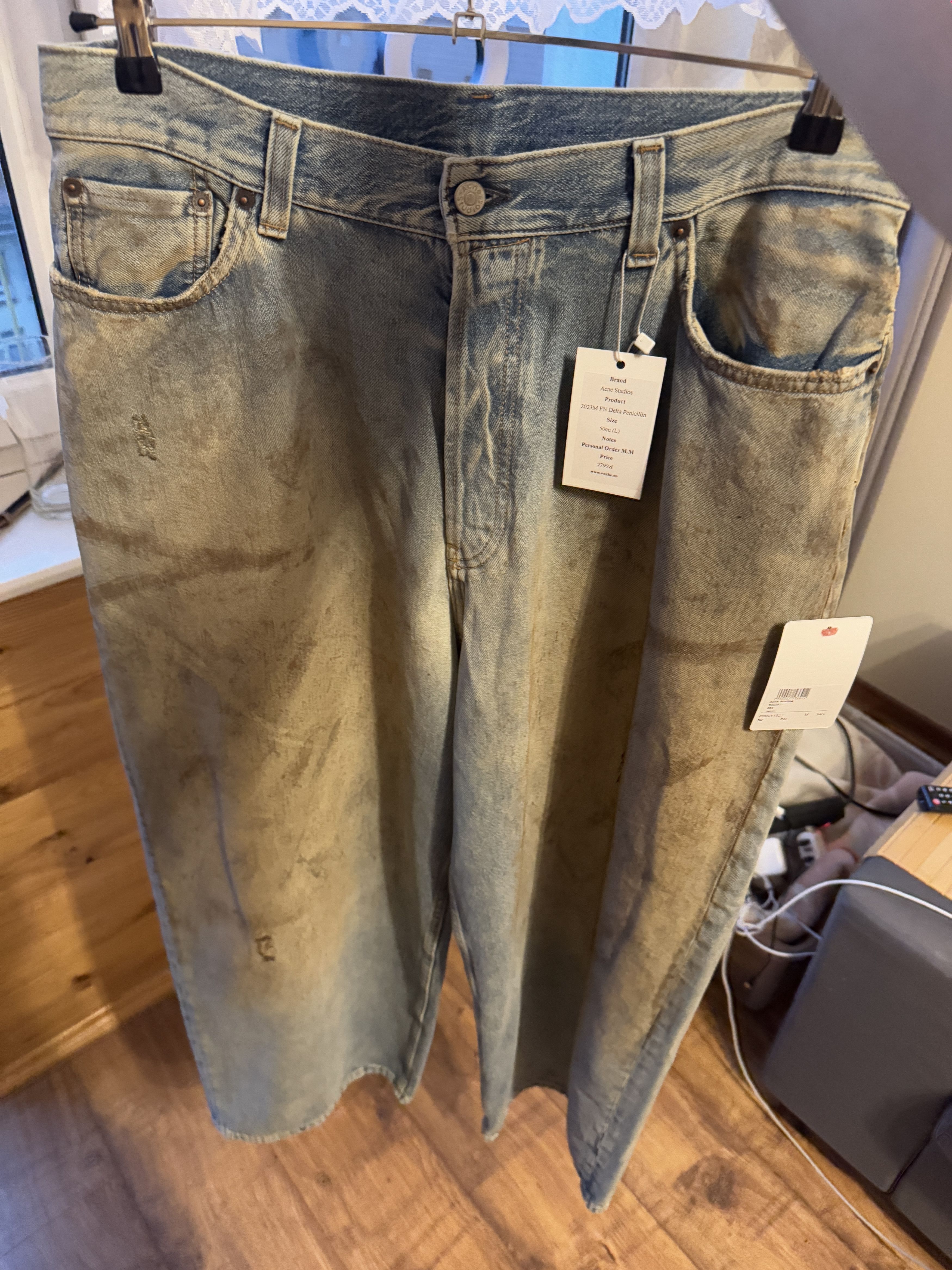 Acne Studios Acne Studios 2023 FN Penicillin Denim EUR 50 (Brand New) Size US 34 / EU 50 - 4 Thumbnail