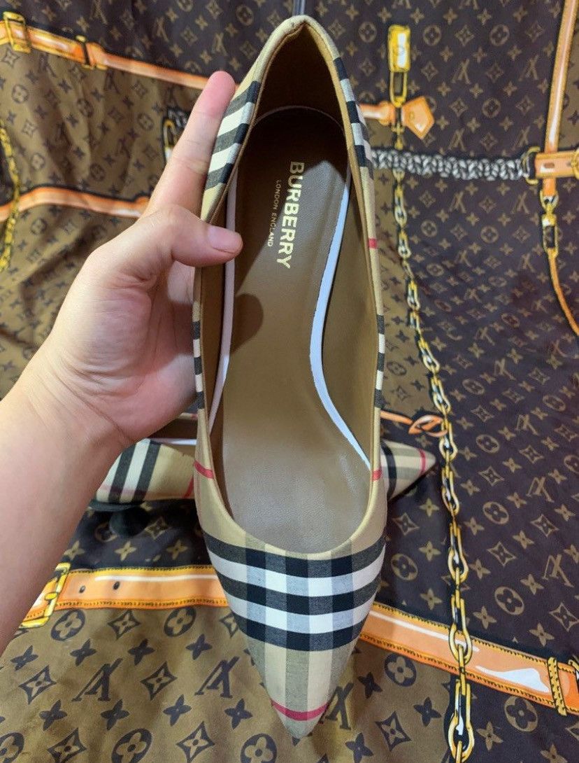 Burberry Authentic Burberry Plaid heels Size US 8 / IT 38 - 11 Thumbnail