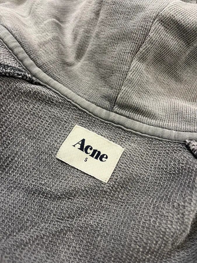 Acne Studios SS2012 Acne Studios Grey Faded Zip-up College Hoodie Size US M / EU 48-50 / 2 - 11 Thumbnail