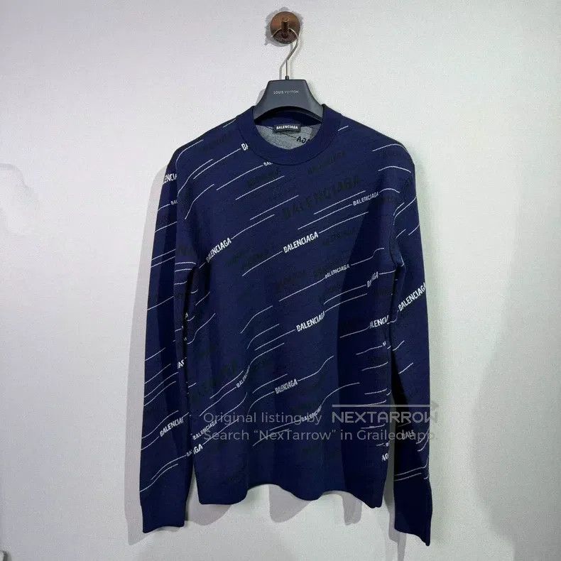 Balenciaga Lavender Barrage Sweater
