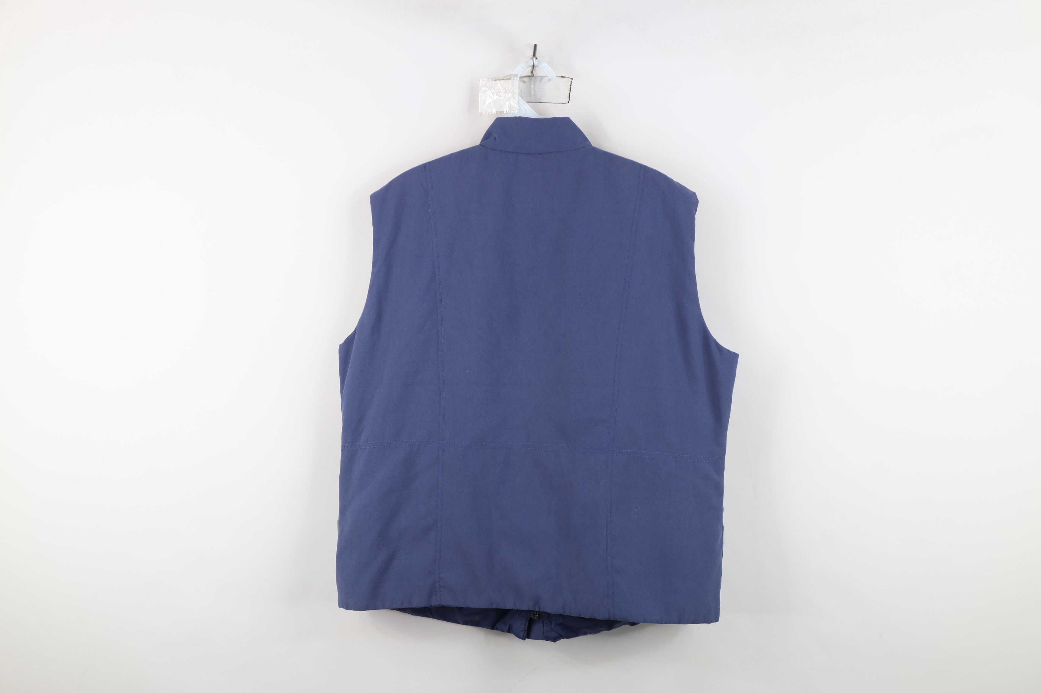 Columbia Vintage 90s Columbia Blank Microfiber Full Zip Vest Jacket Size XL / US 12-14 / IT 48-50 - 11 Thumbnail