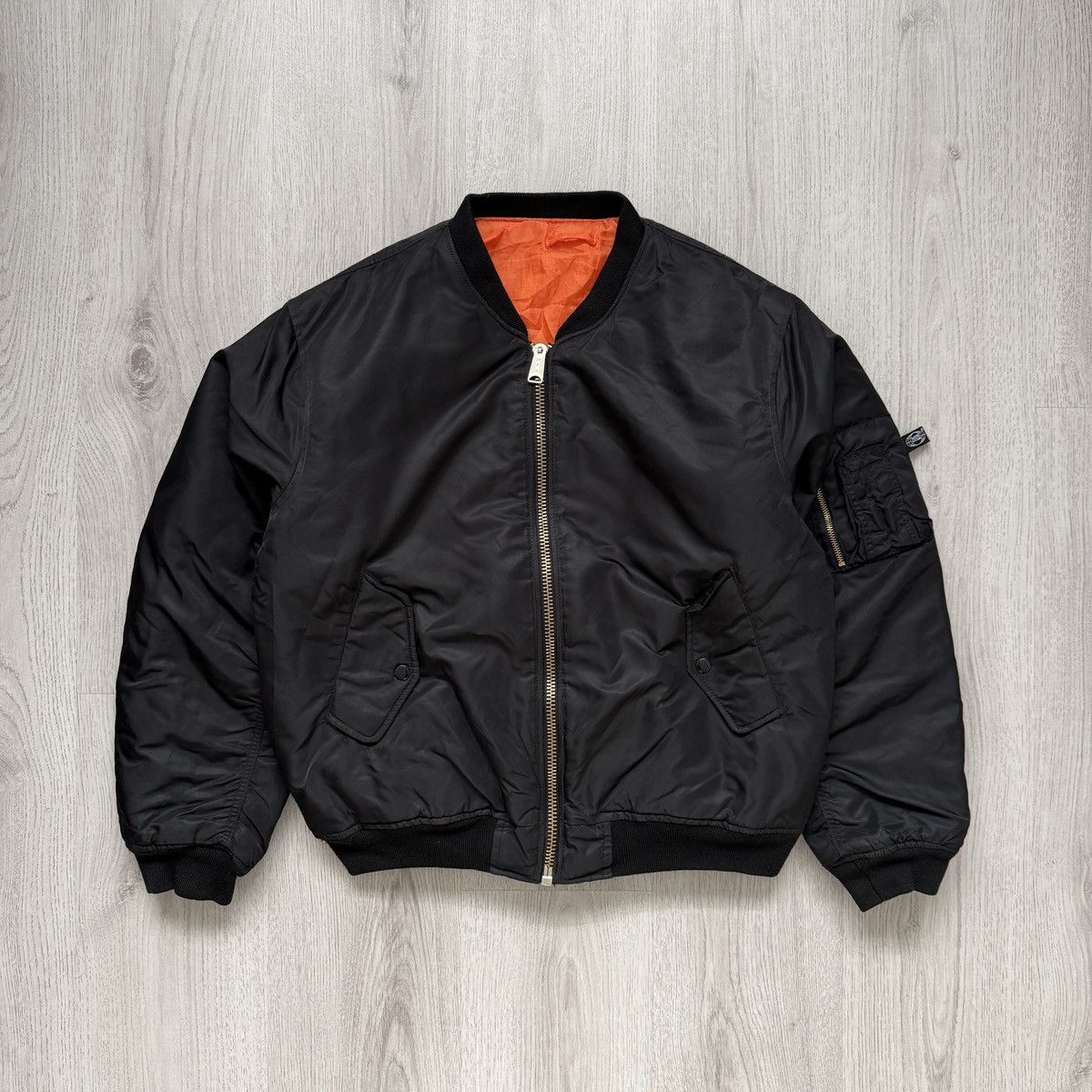 Vintage Vintage USAF MA-1 Flyers Intermediate Bomber Jacket Size US M / EU 48-50 / 2 - 1 Thumbnail