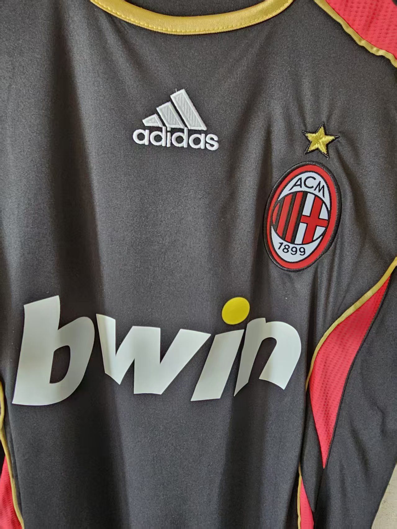Other 2006 2007 AC Milan Soccer Jersey Black Size US S / EU 44-46 / 1 - 2 Thumbnail