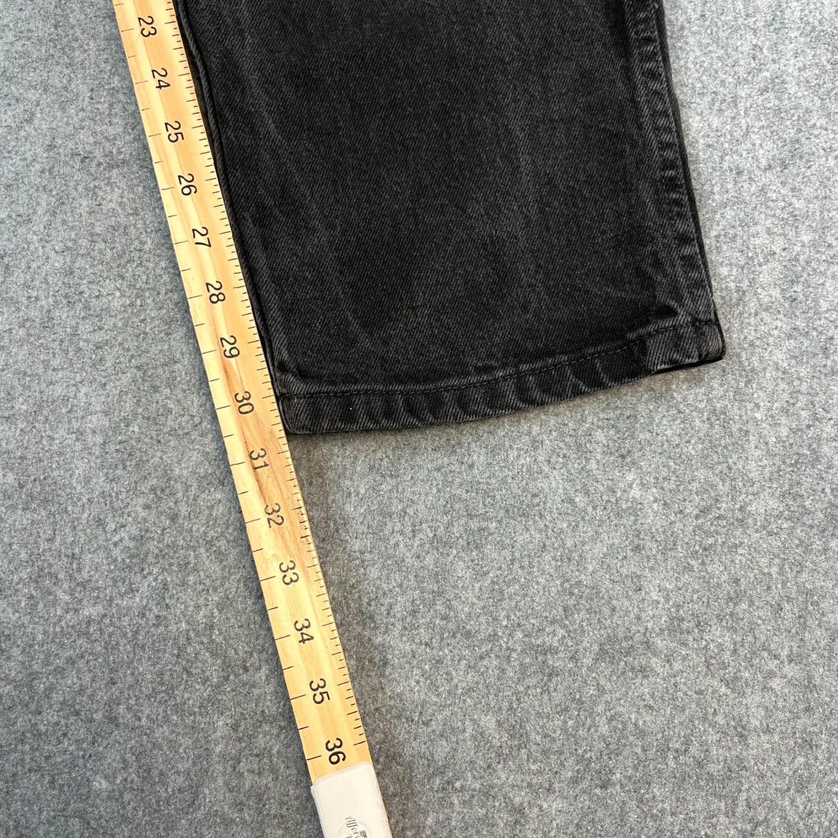 Wrangler VINTAGE Wrangler Jeans Relaxed Straight Grey Dark Wash 32 32 5-Pocket Denim Cotton Men Regular Jeans Wesern Cowboy - Mens Size US 32 / EU 48 - 4 Thumbnail
